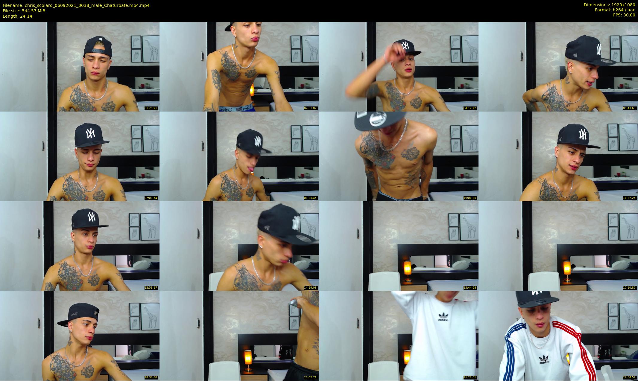 chris_scolaro — 25 minute Chaturbate male cam show recording, 1080p, Sep 6, 2021