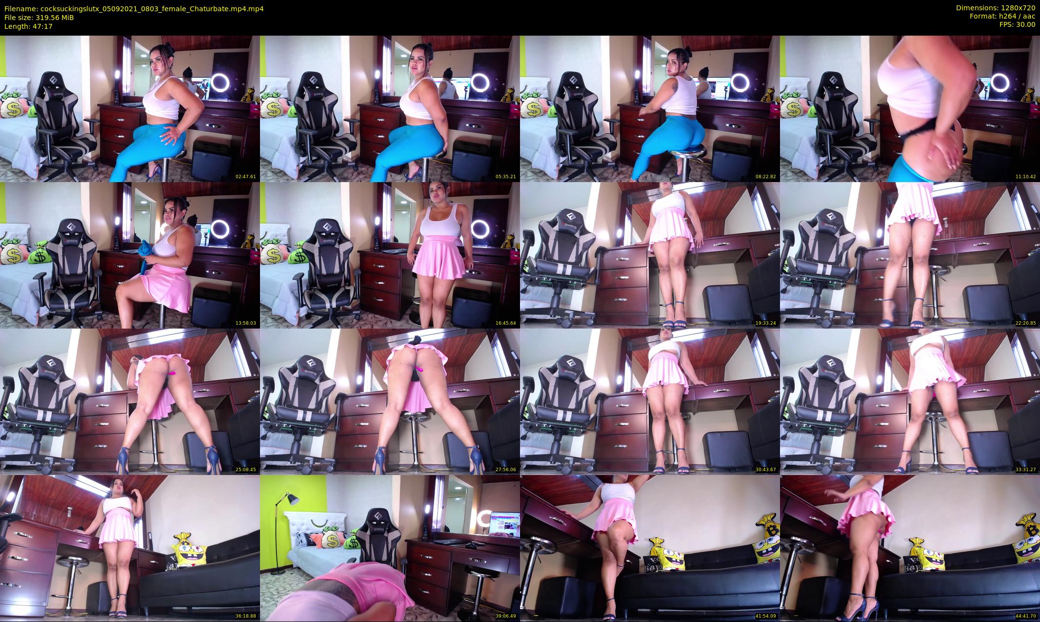 cocksuckingslutx — 48 minute Chaturbate female cam show recording, 720p, Sep 5, 2021
