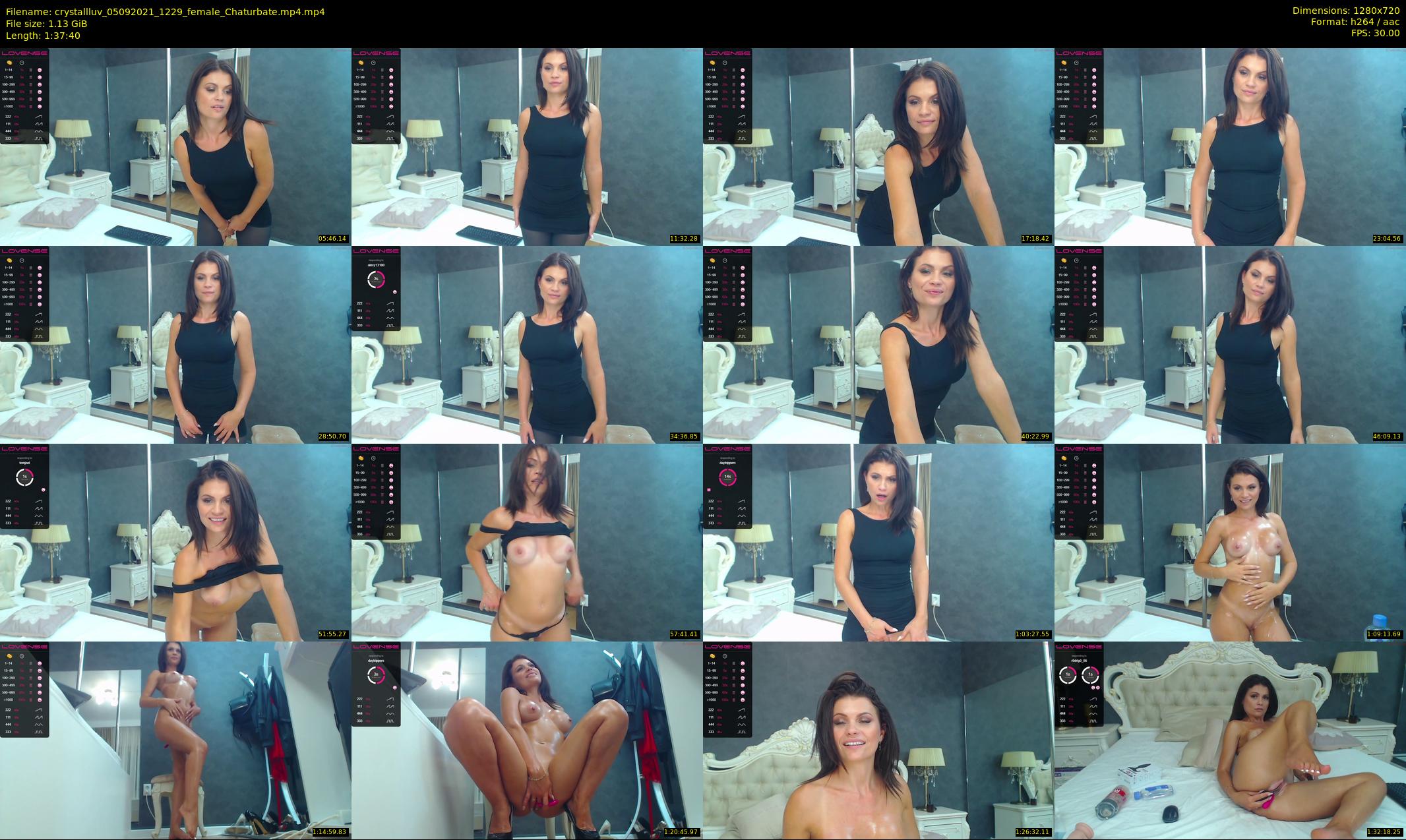 crystallluv — 98 minute Chaturbate female cam show recording, 720p, Sep 5, 2021