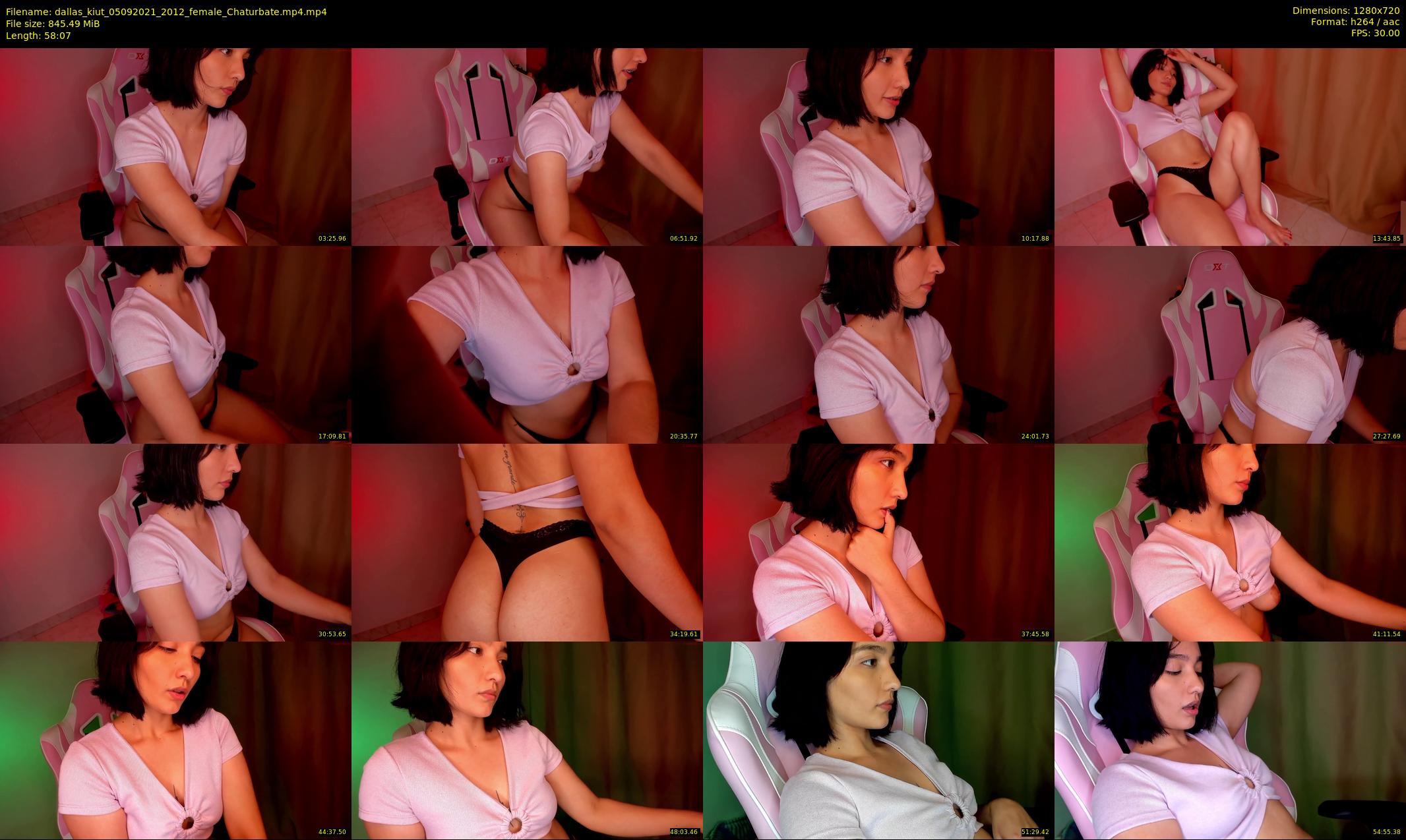 dallas_kiut — 59 minute Chaturbate female cam show recording, 720p, Sep 5, 2021
