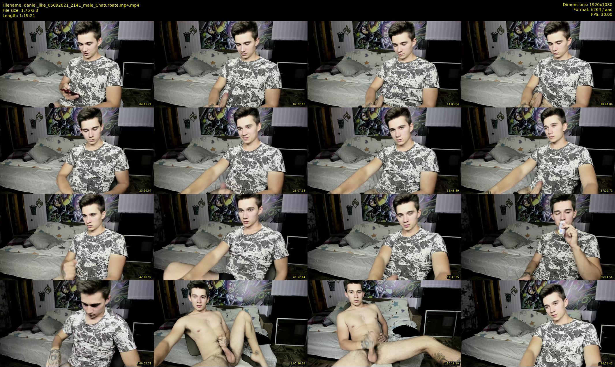 daniel_like — 80 minute Chaturbate male cam show recording, 1080p, Sep 5, 2021