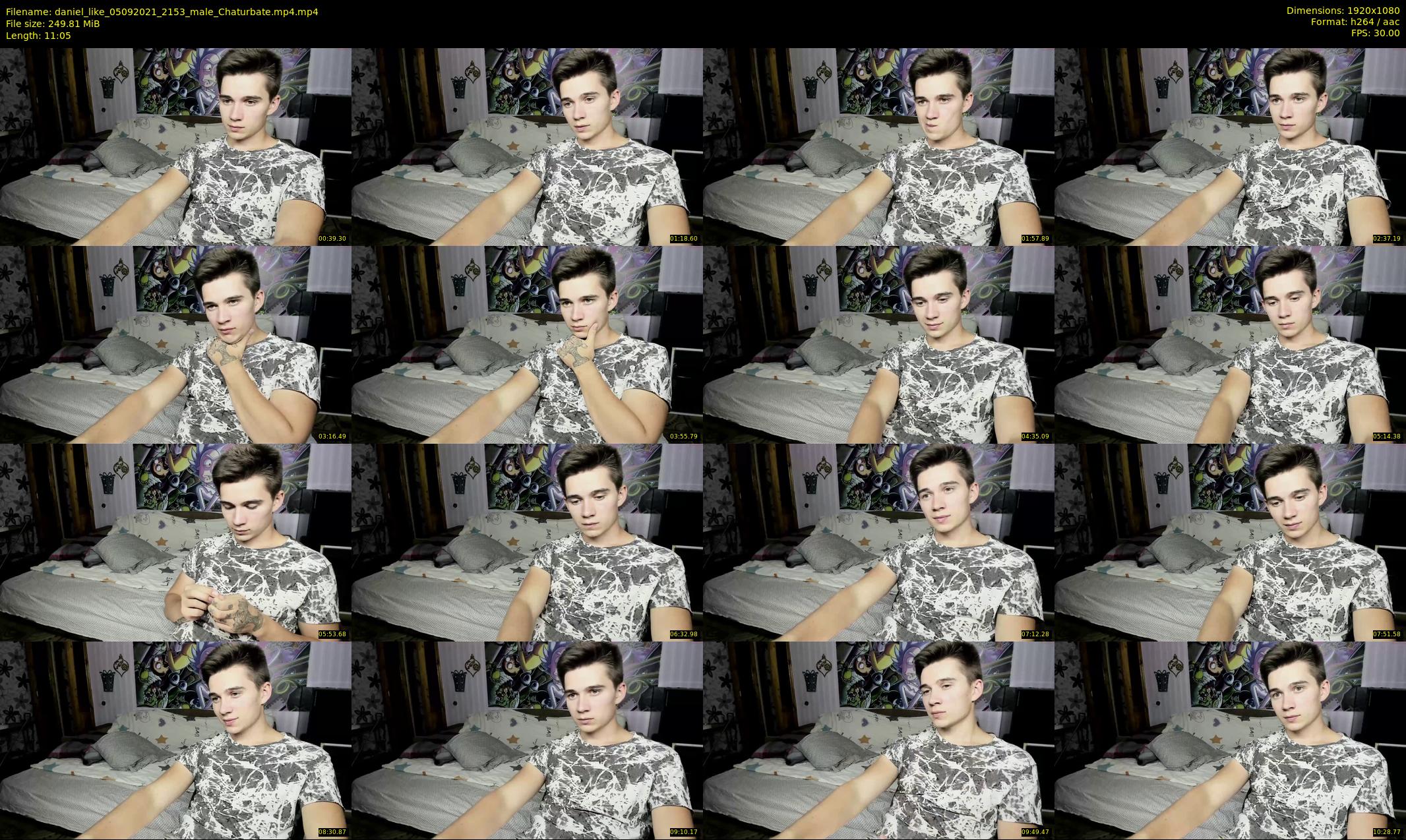 daniel_like — 12 minute Chaturbate male cam show recording, 1080p, Sep 5, 2021