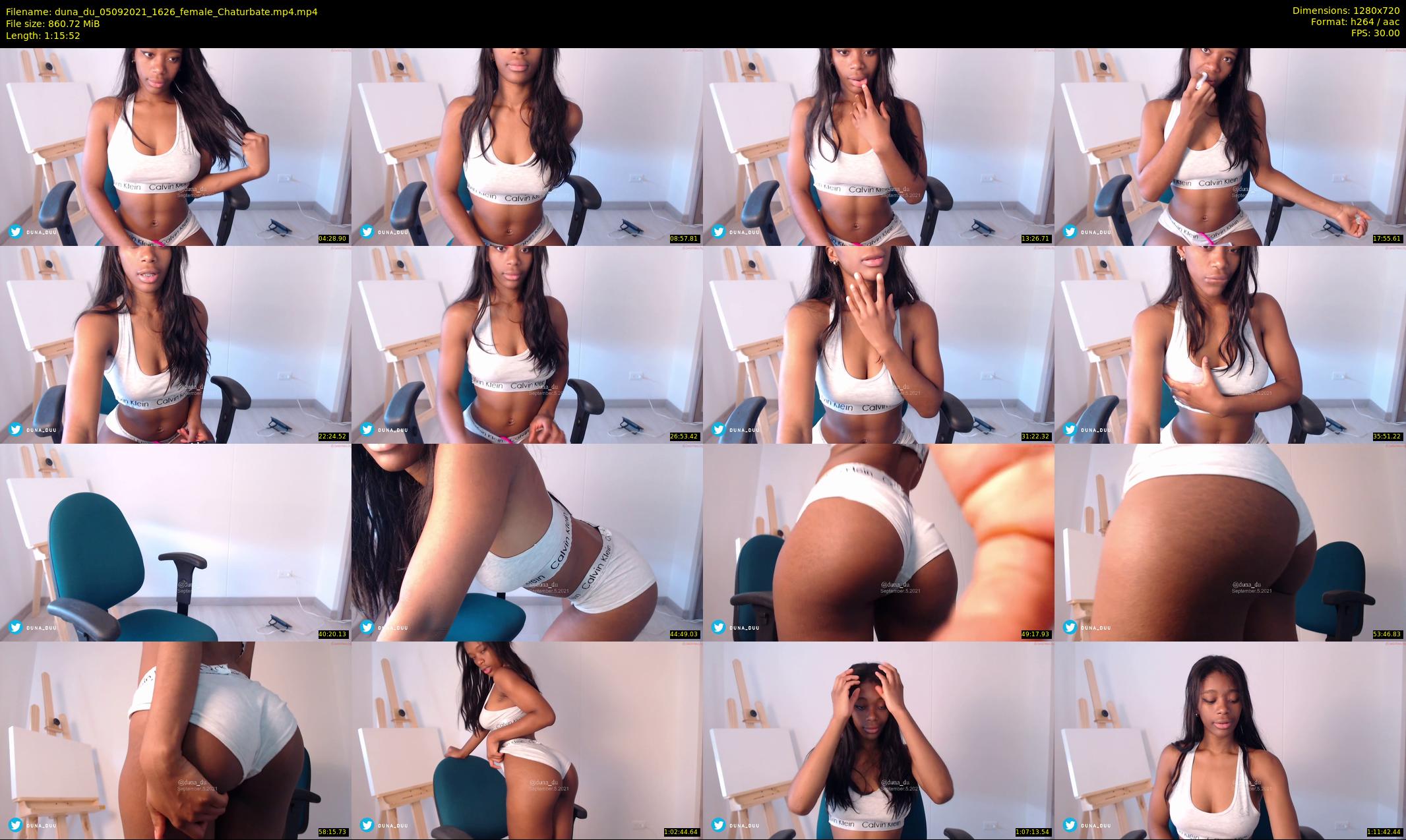 duna_du — 76 minute Chaturbate female cam show recording, 720p, Sep 5, 2021
