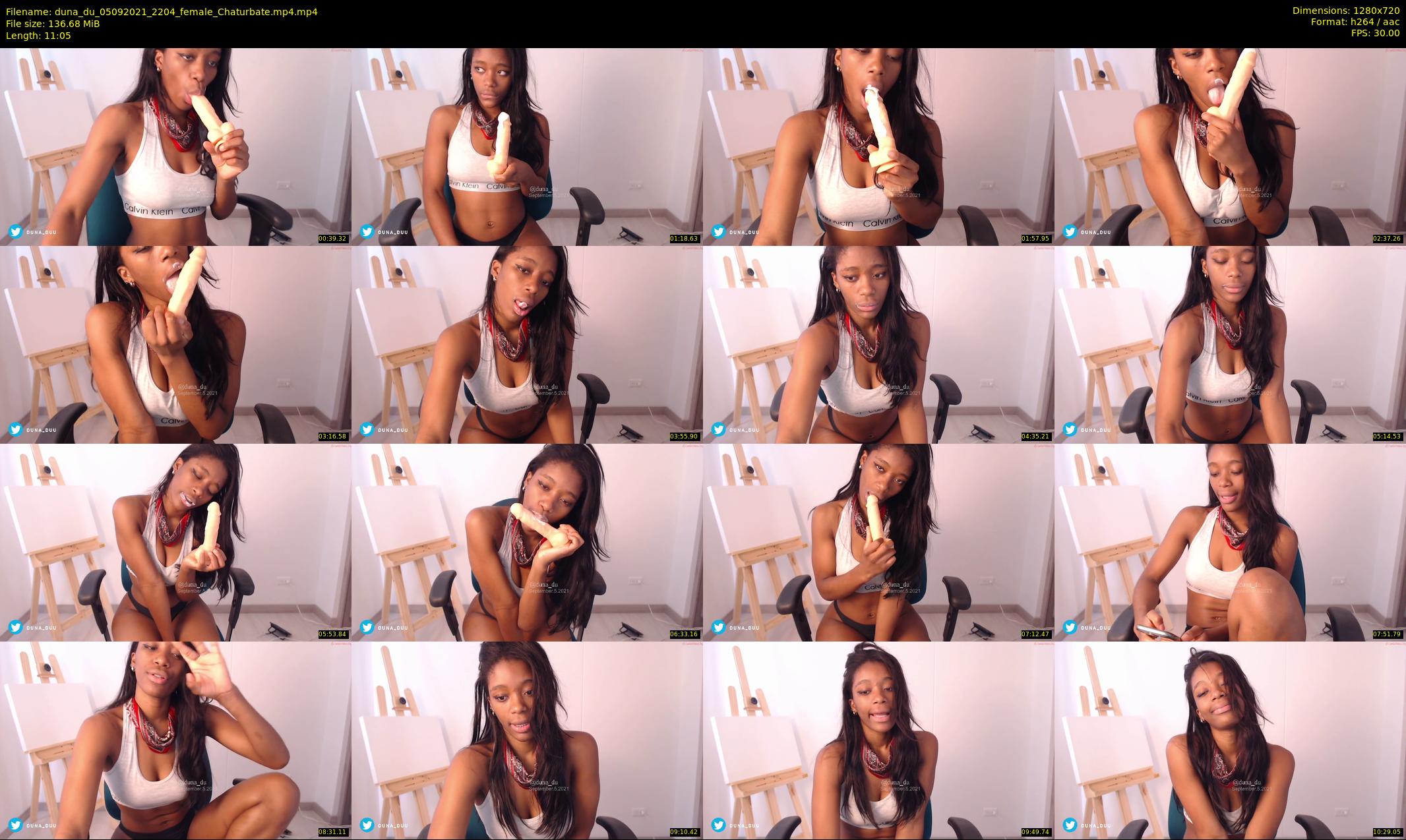 duna_du — 12 minute Chaturbate female cam show recording, 720p, Sep 5, 2021