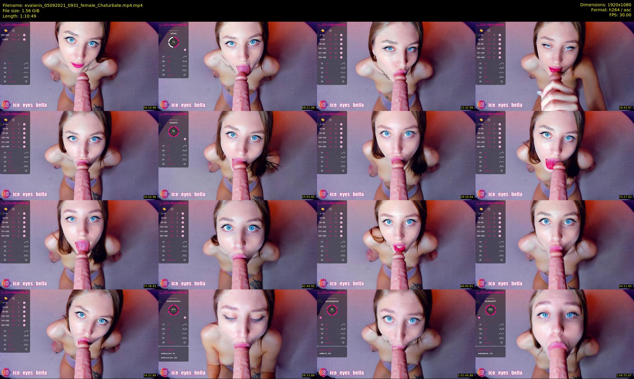evalanis — 71 minute Chaturbate couple cam show recording, 1080p, Sep 5, 2021