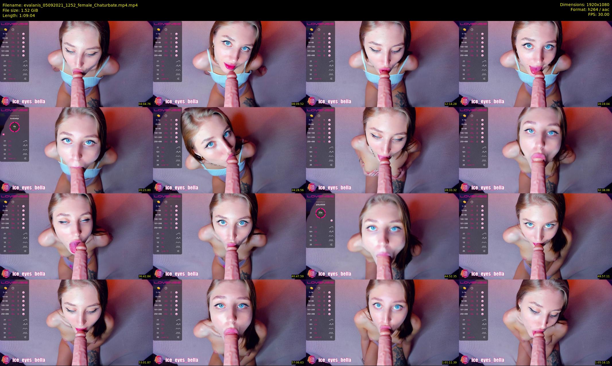 evalanis — 70 minute Chaturbate couple cam show recording, 1080p, Sep 5, 2021