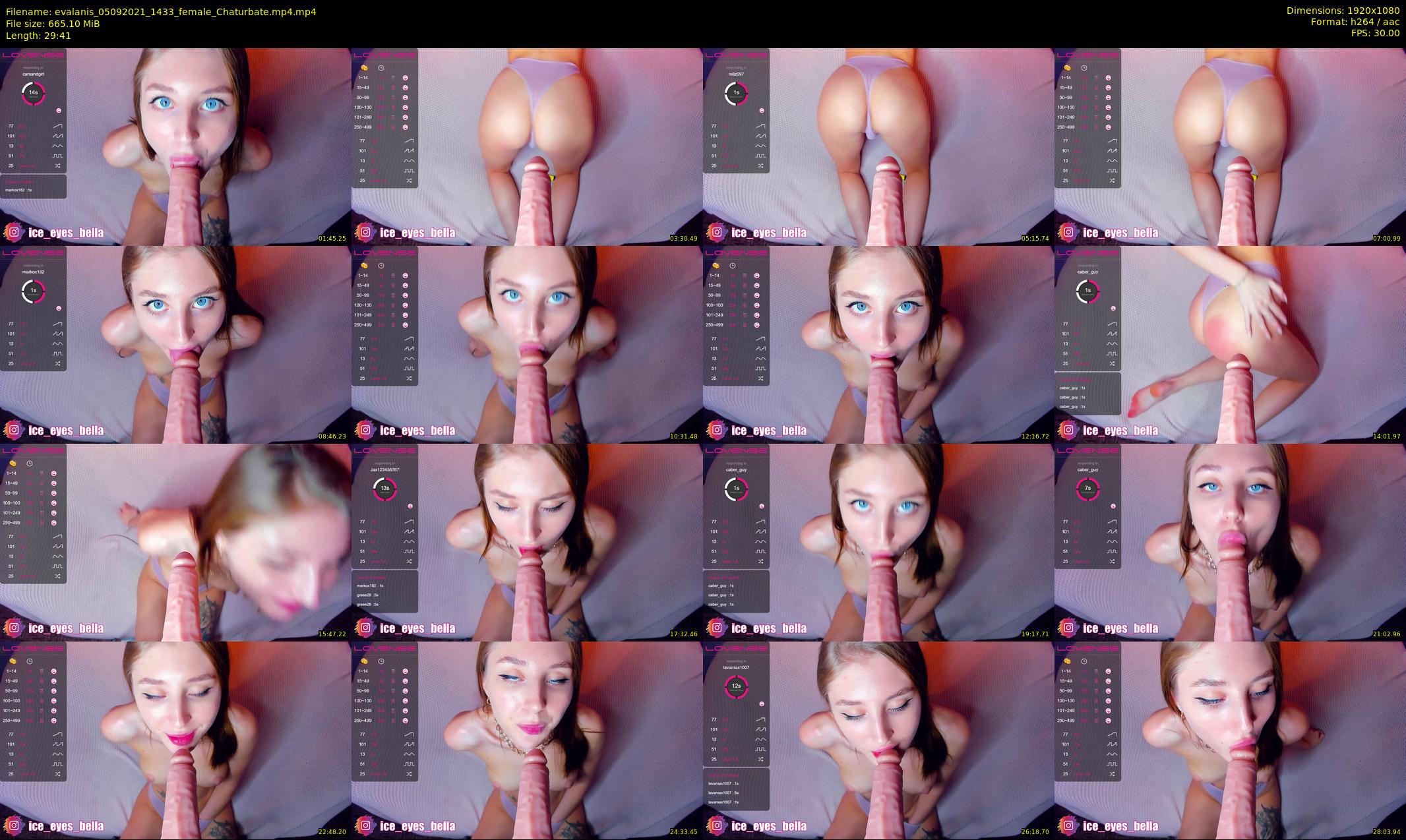 evalanis — 30 minute Chaturbate couple cam show recording, 1080p, Sep 5, 2021