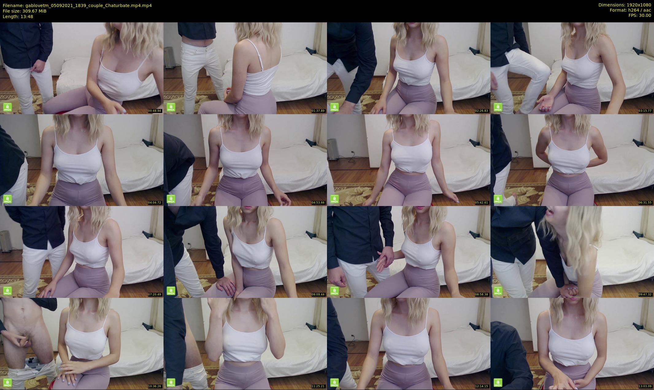 gablovetm — 14 minute Chaturbate couple cam show recording, 1080p, Sep 5, 2021
