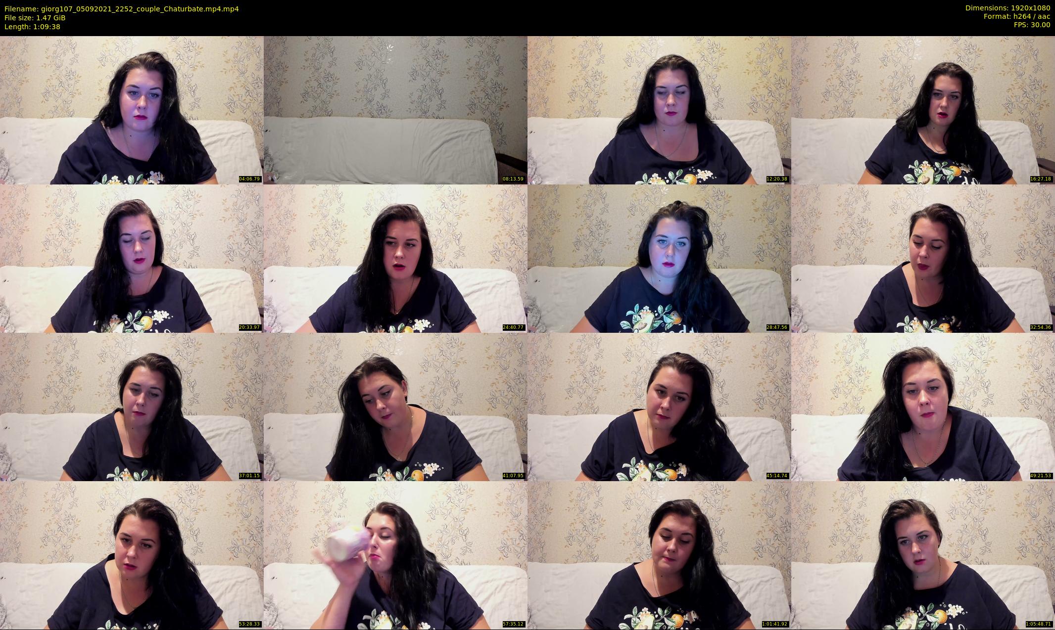 giorg107 — 70 minute Chaturbate couple cam show recording, 1080p, Sep 5, 2021