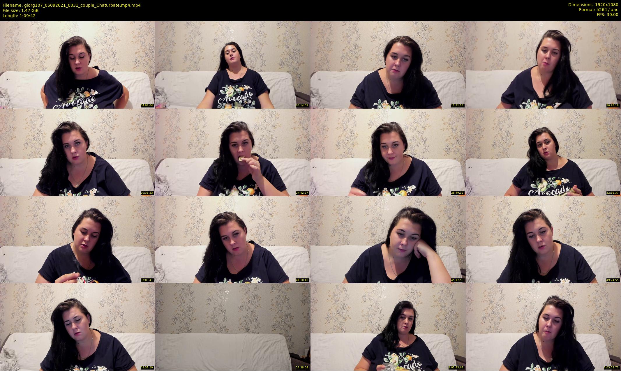 giorg107 — 70 minute Chaturbate couple cam show recording, 1080p, Sep 6, 2021