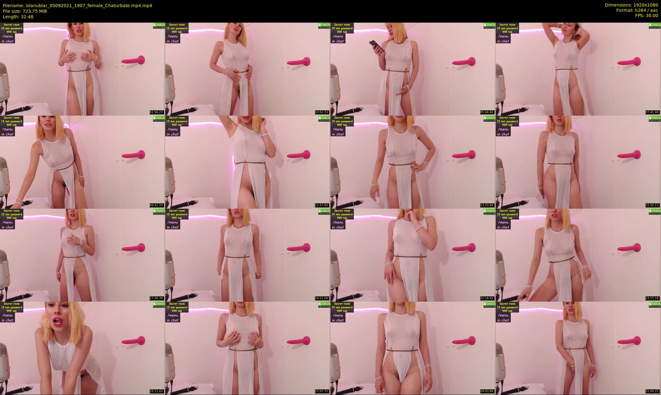 islanublar — 33 minute Chaturbate female cam show recording, 1080p, Sep 5, 2021