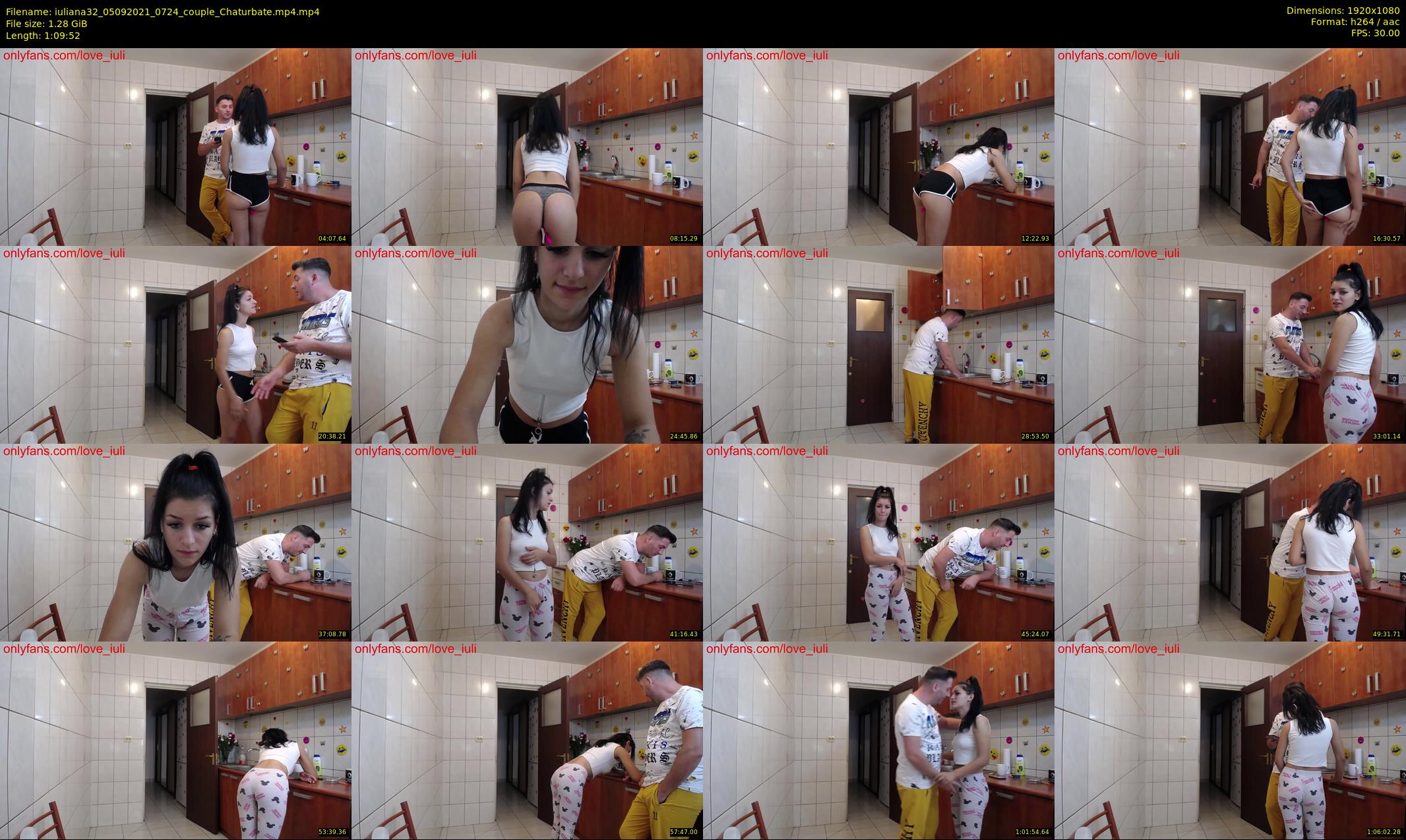iuliana32 — 70 minute Chaturbate couple cam show recording, 1080p, Sep 5, 2021
