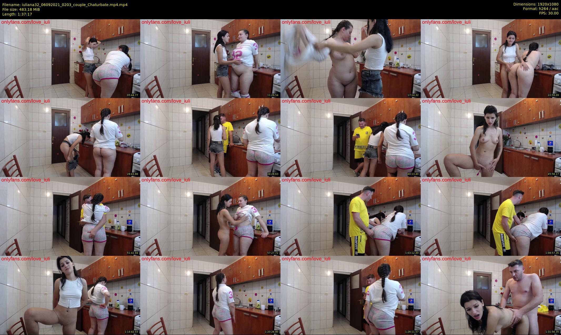 iuliana32 — 98 minute Chaturbate couple cam show recording, 1080p, Sep 6, 2021
