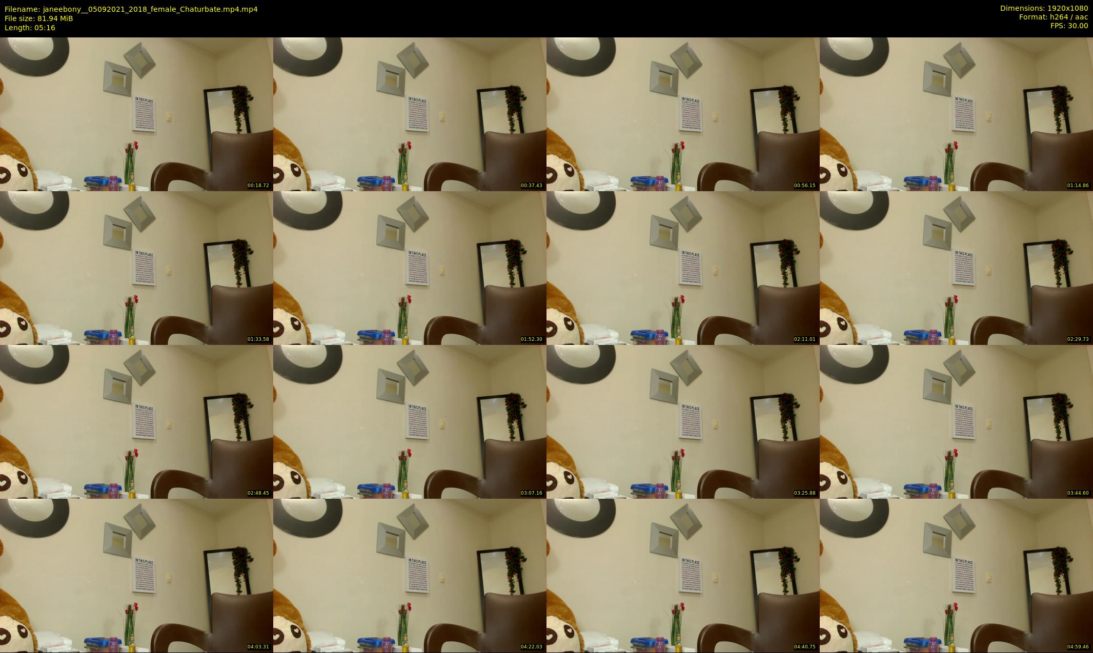 janeebony_ — 6 minute Chaturbate female cam show recording, 1080p, Sep 5, 2021