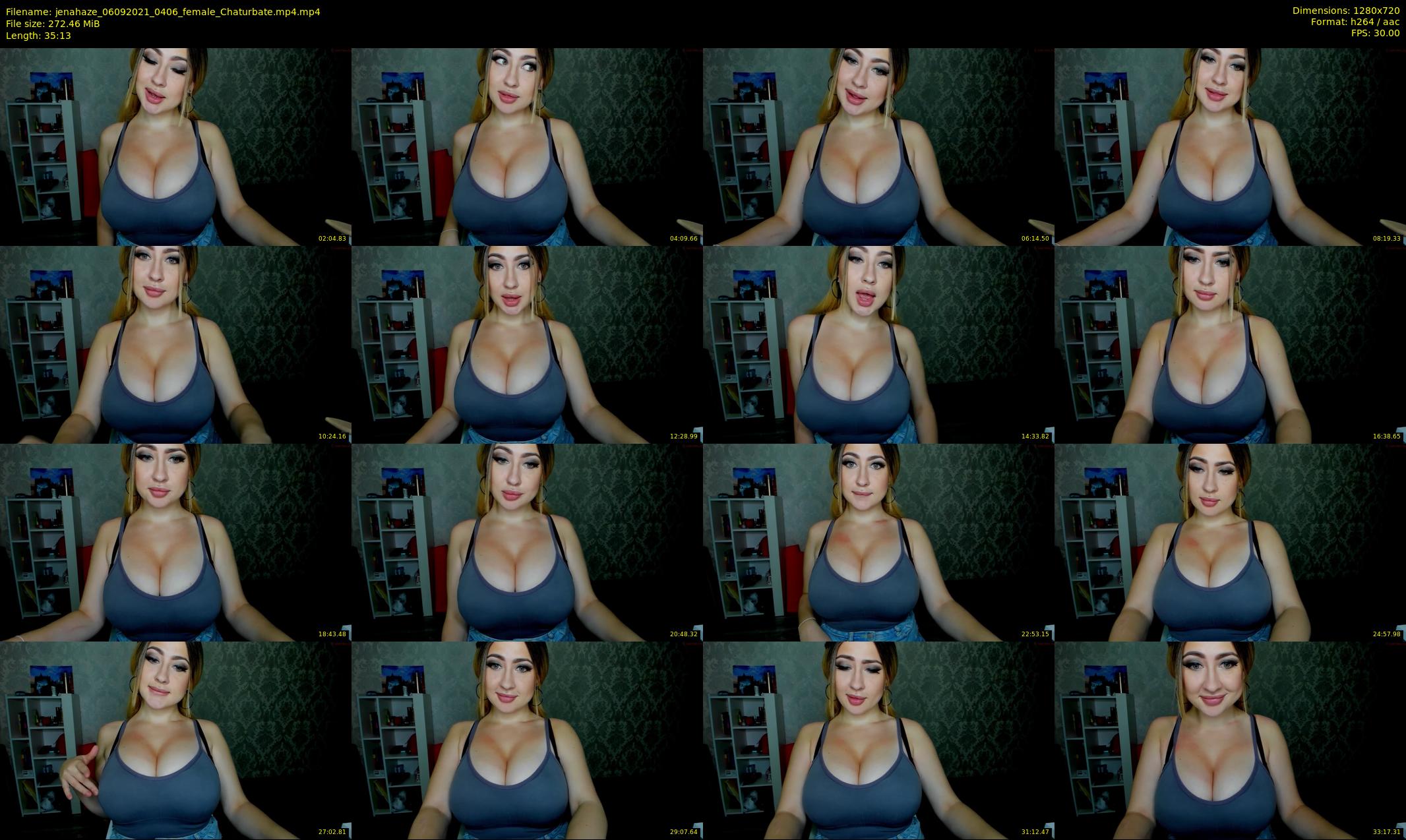 jenahaze — 36 minute Chaturbate female cam show recording, 720p, Sep 6, 2021