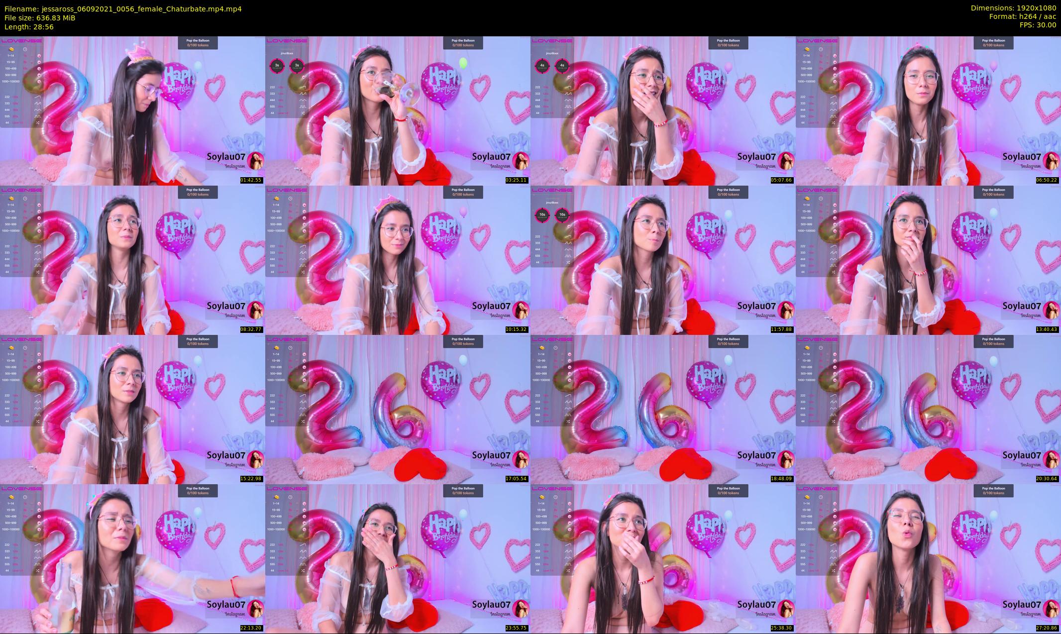 jessaross — 29 minute Chaturbate female cam show recording, 1080p, Sep 6, 2021