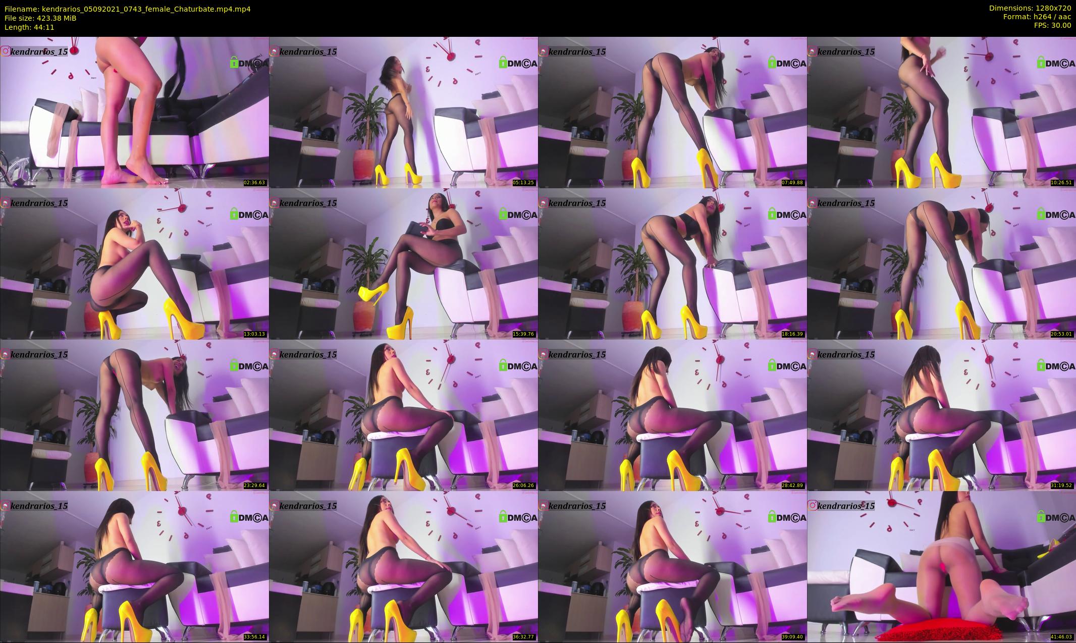 kendrarios — 45 minute Chaturbate female cam show recording, 720p, Sep 5, 2021