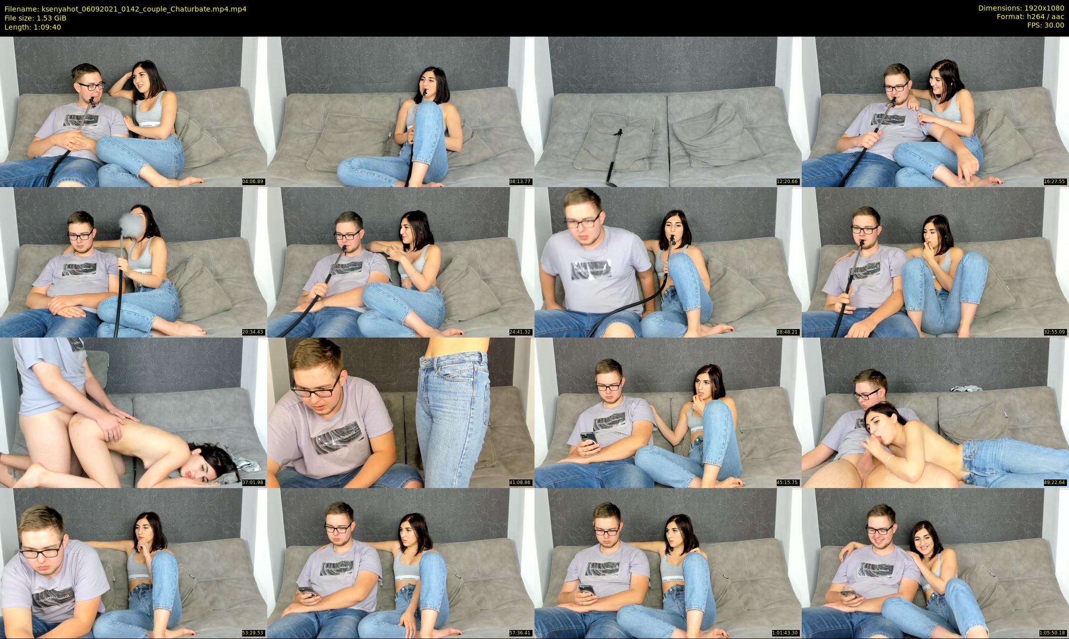 ksenyahot — 70 minute Chaturbate couple cam show recording, 1080p, Sep 6, 2021