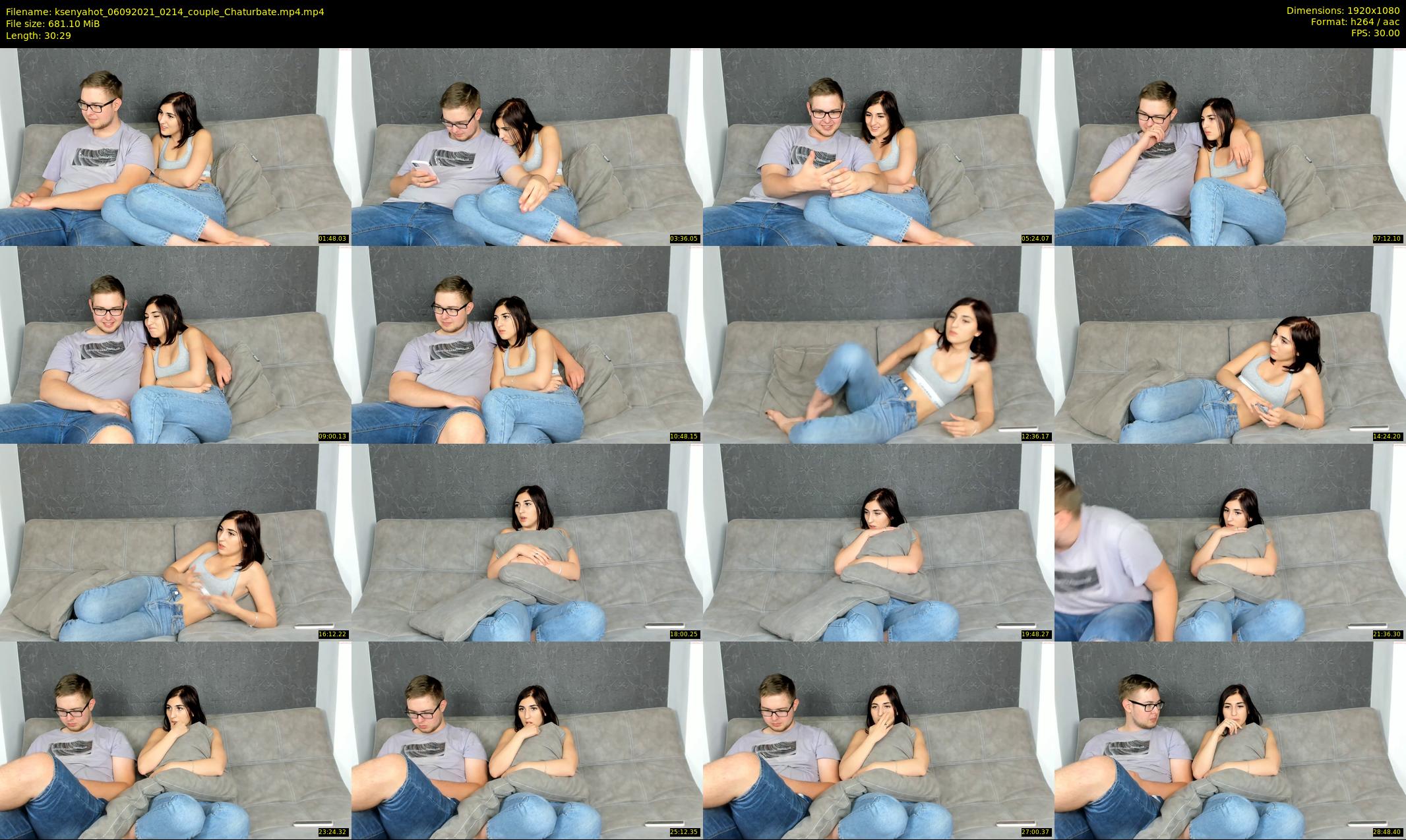 ksenyahot — 31 minute Chaturbate couple cam show recording, 1080p, Sep 6, 2021