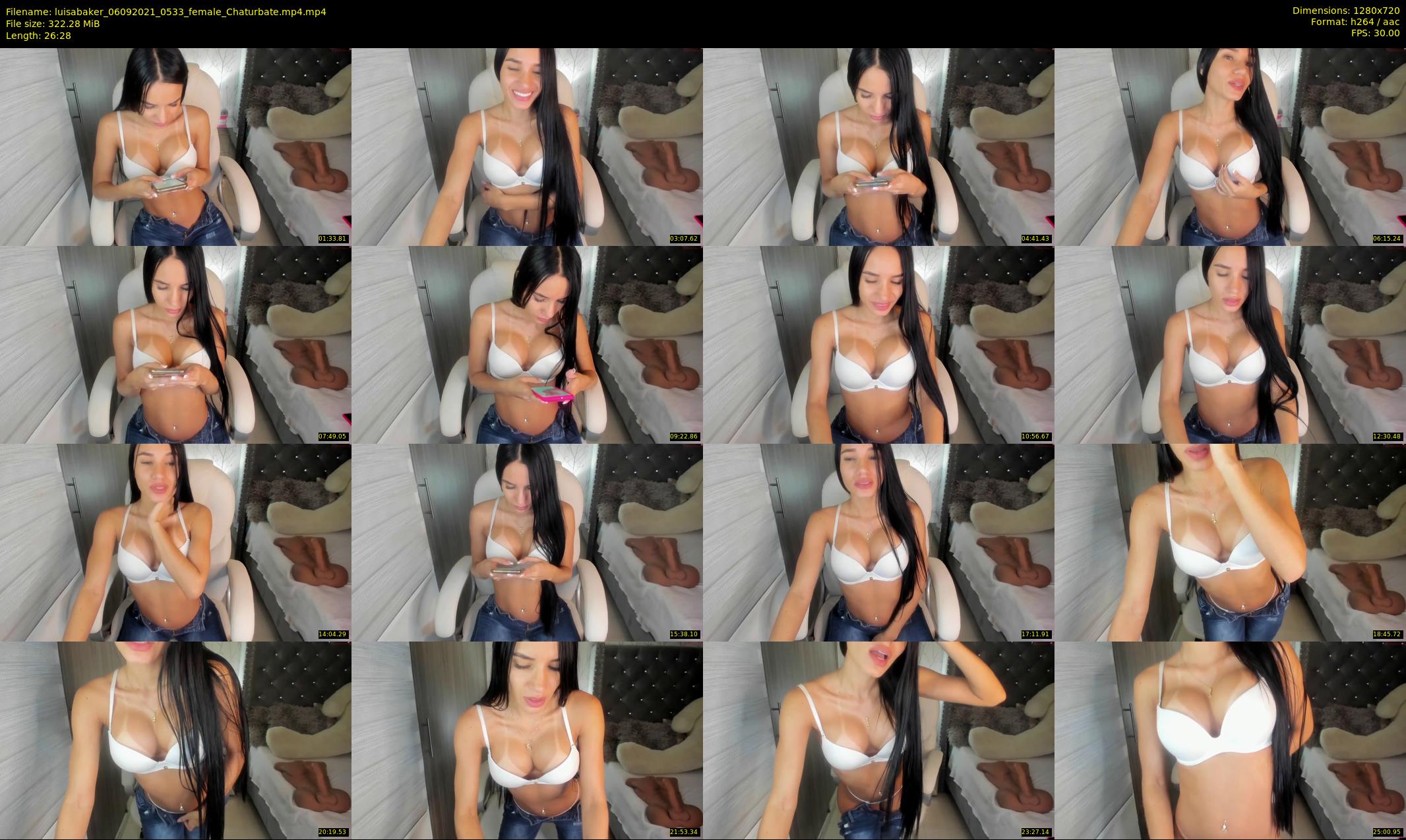 luisabaker — 27 minute Chaturbate female cam show recording, 720p, Sep 6, 2021