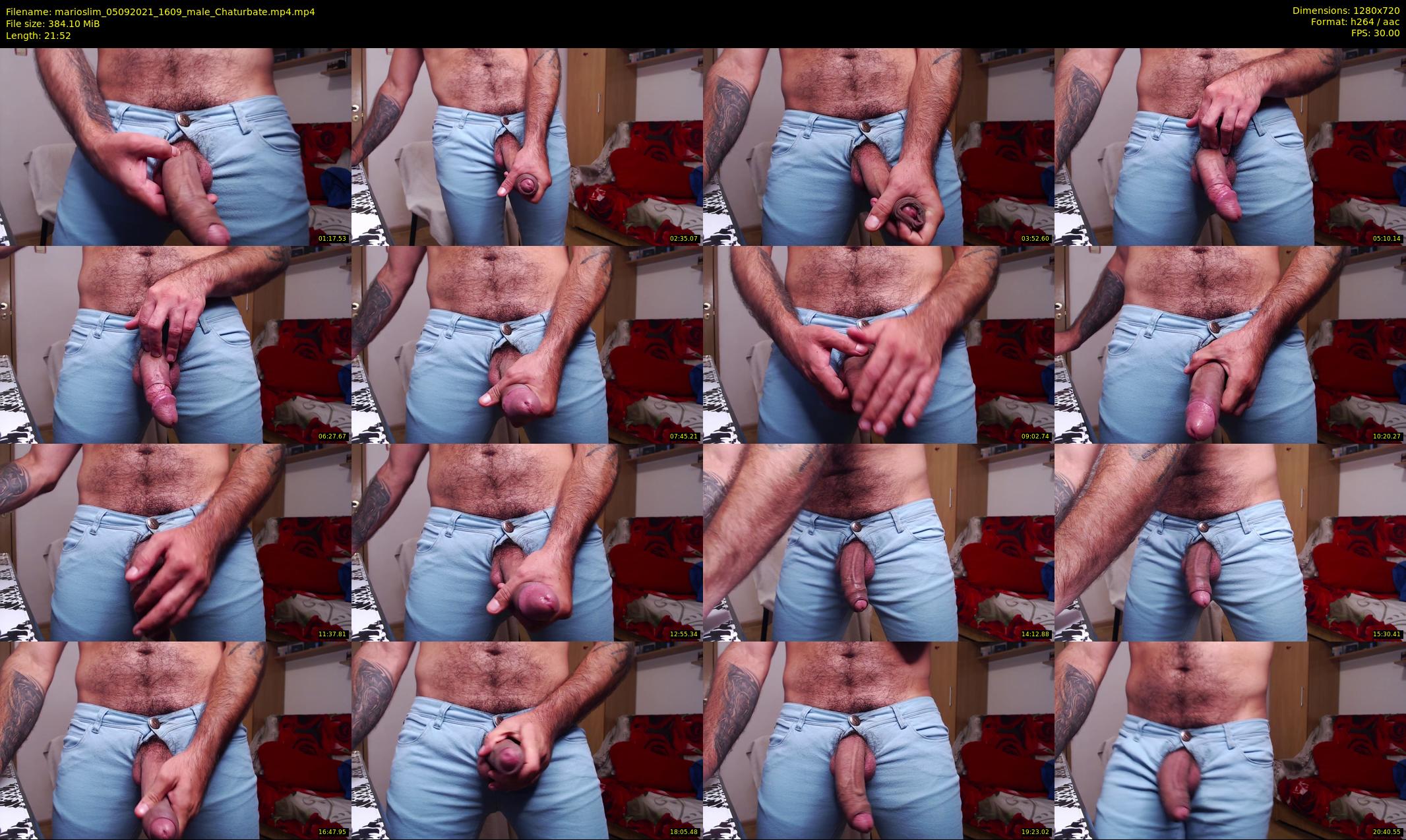 marioslim — 22 minute Chaturbate male cam show recording, 720p, Sep 5, 2021