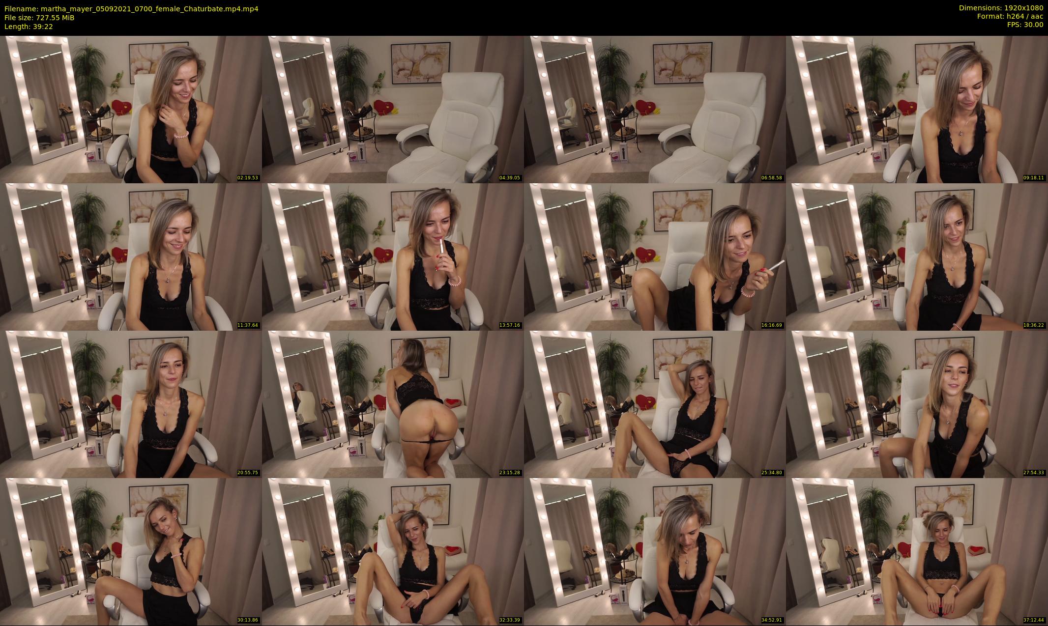 martha_mayer — 40 minute Chaturbate female cam show recording, 1080p, Sep 5, 2021