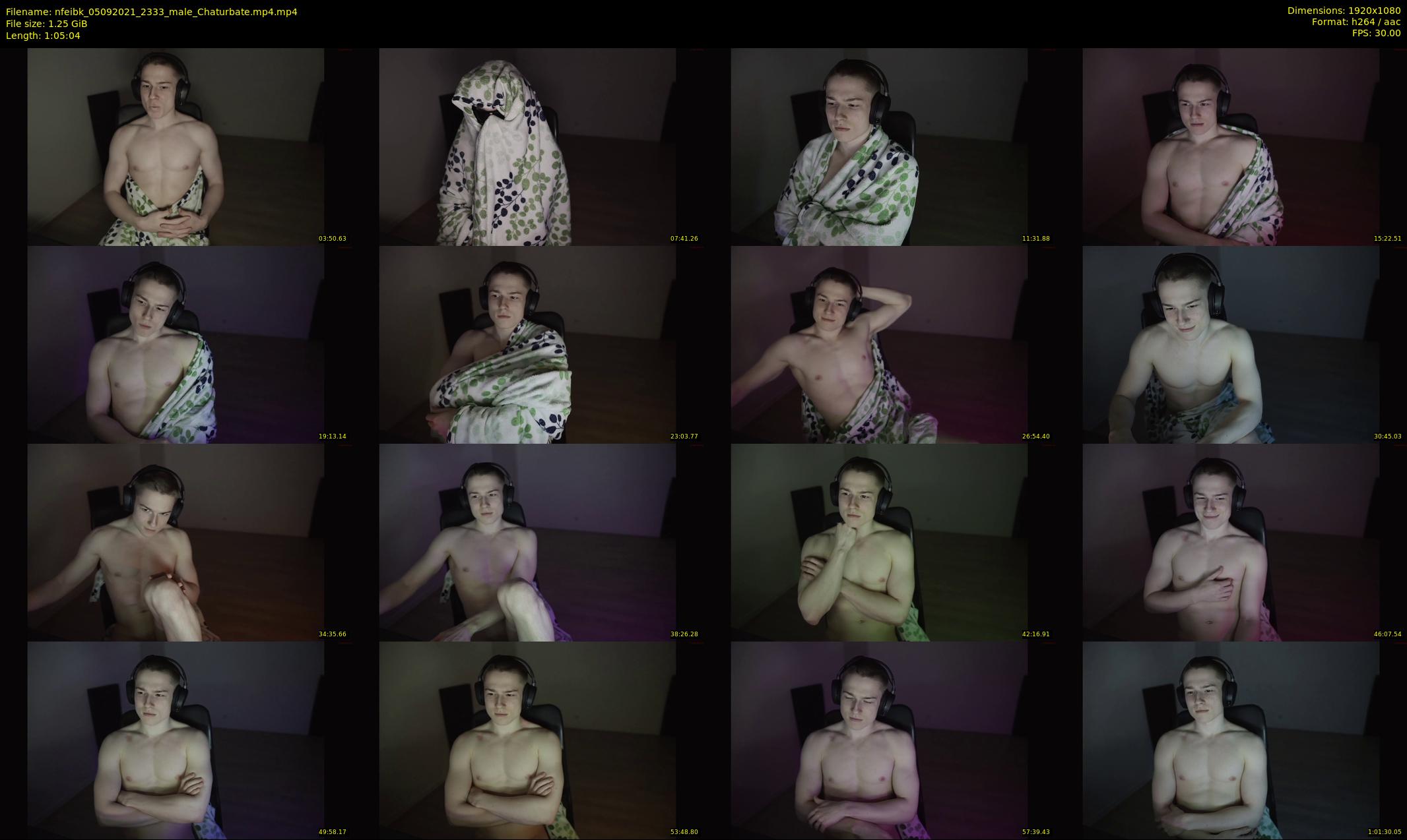 nfeibk — 66 minute Chaturbate male cam show recording, 1080p, Sep 5, 2021