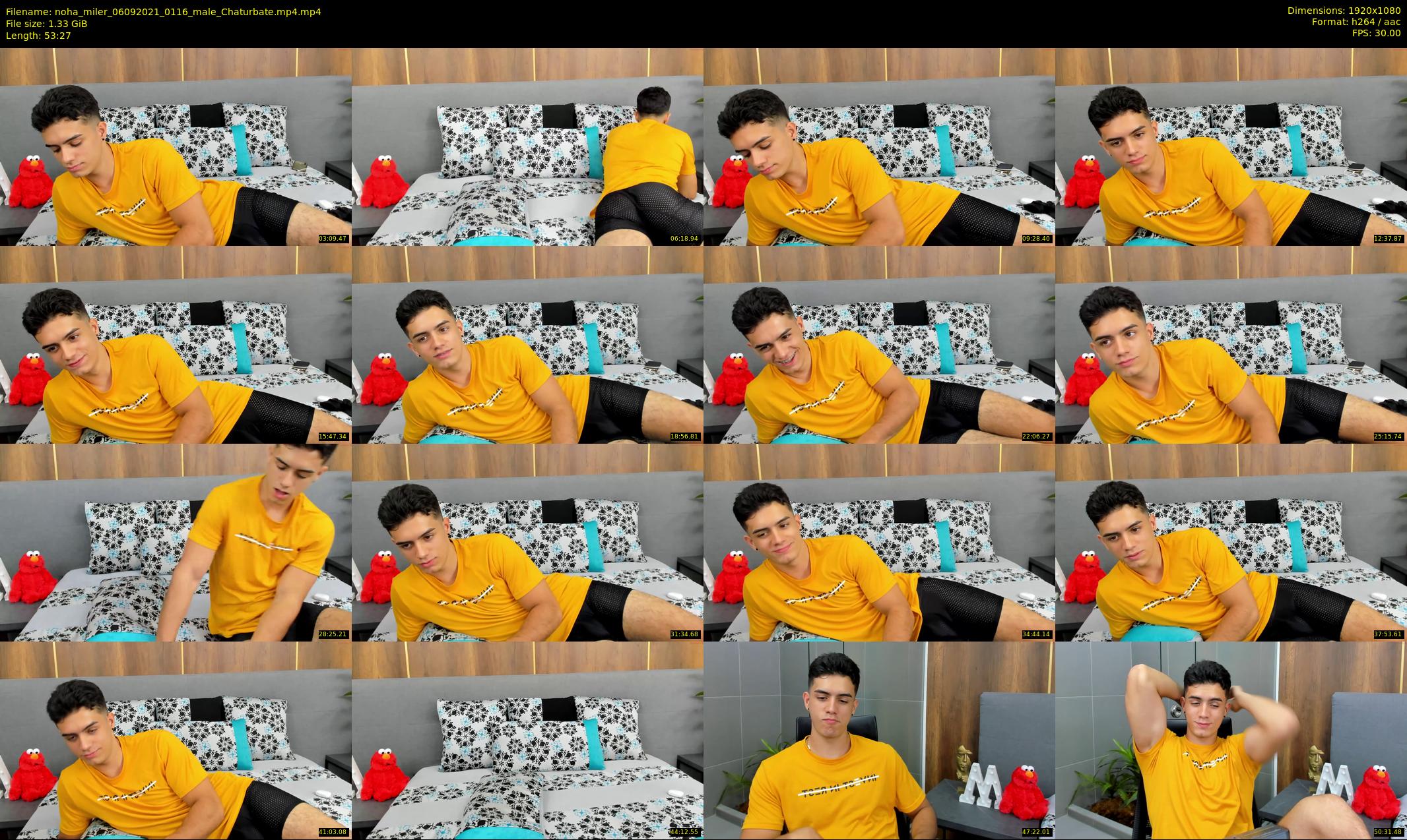 noha_miler — 54 minute Chaturbate male cam show recording, 1080p, Sep 6, 2021