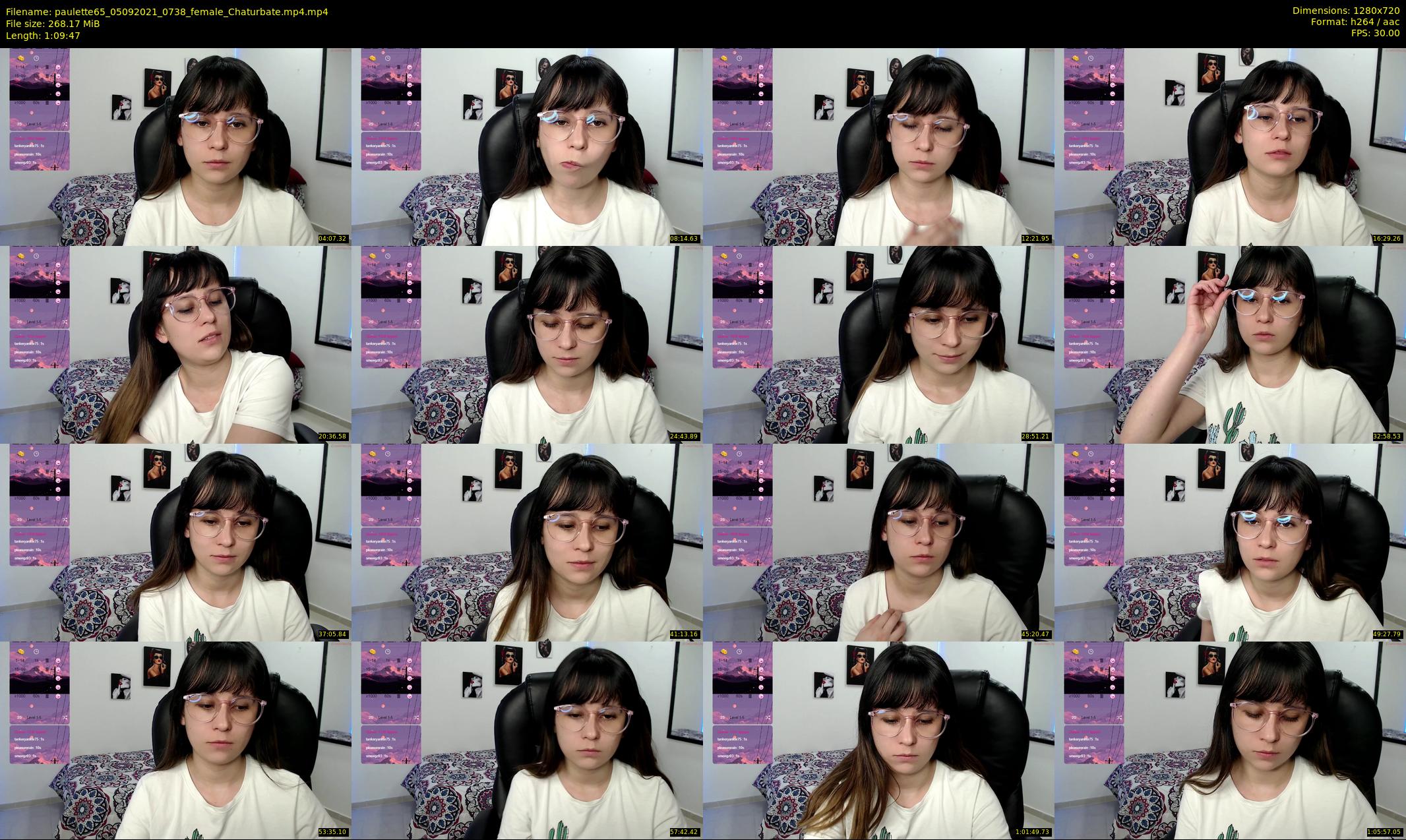 paulette65 — 70 minute Chaturbate female cam show recording, 720p, Sep 5, 2021