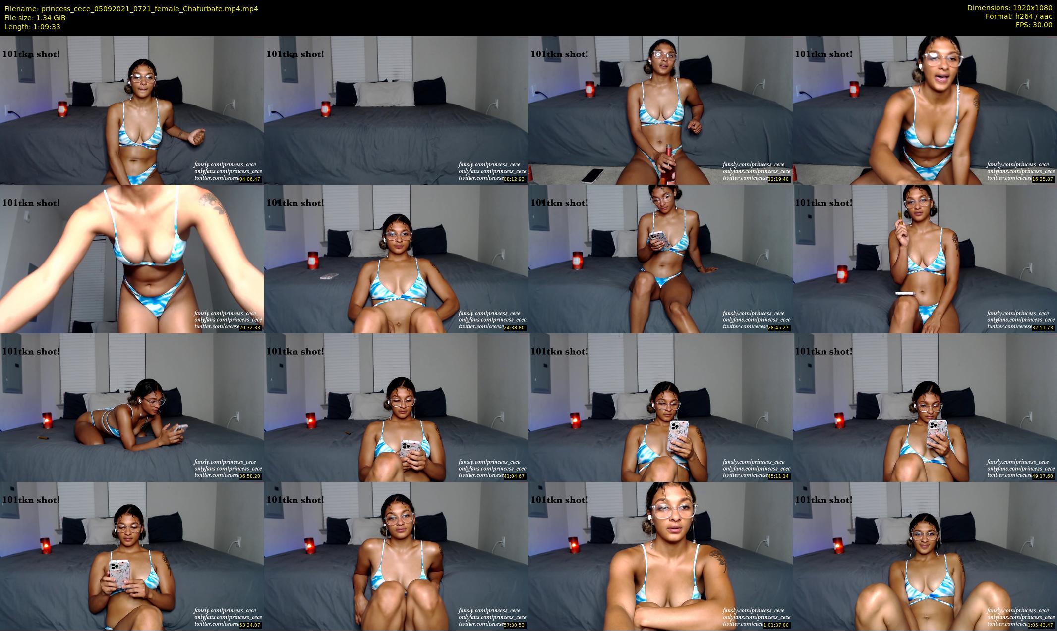princess_cece — 70 minute Chaturbate female cam show recording, 1080p, Sep 5, 2021