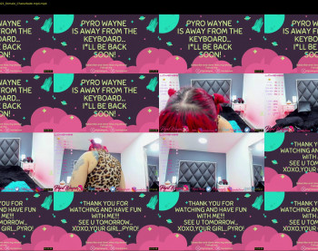 pyrowayne — 13 minute Chaturbate female cam show recording, 1080p, Sep 5, 2021