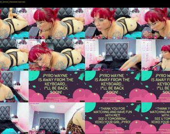 pyrowayne — 30 minute Chaturbate female cam show recording, 1080p, Sep 5, 2021