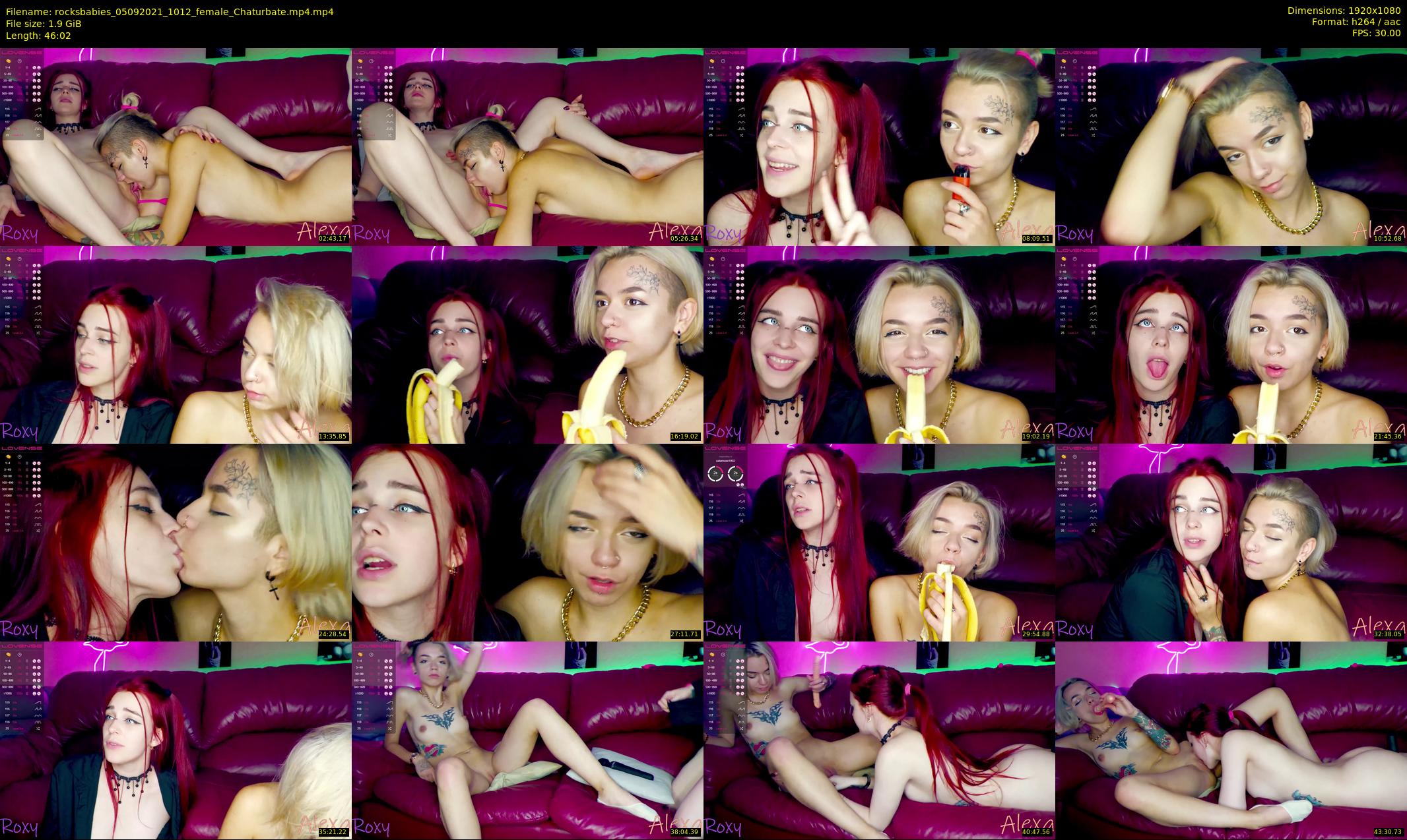 rocksbabies — 47 minute Chaturbate female cam show recording, 1080p, Sep 5, 2021