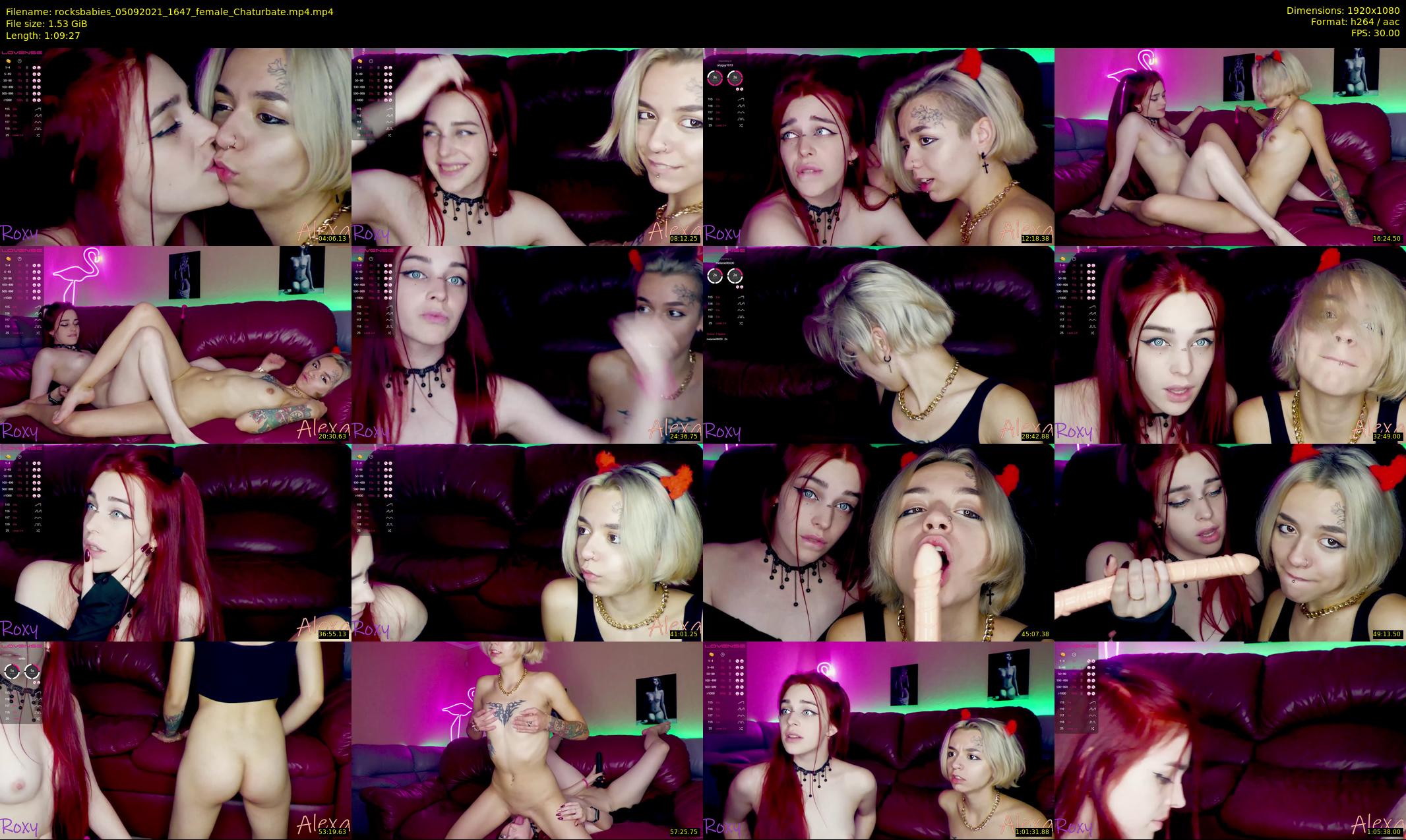 rocksbabies — 70 minute Chaturbate female cam show recording, 1080p, Sep 5, 2021