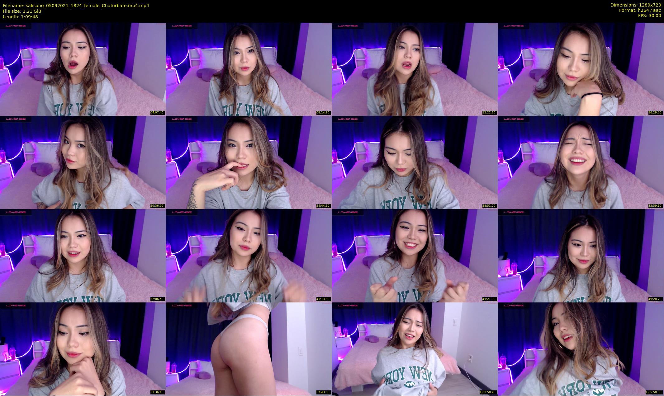 salisuno — 70 minute Chaturbate female cam show recording, 720p, Sep 5, 2021