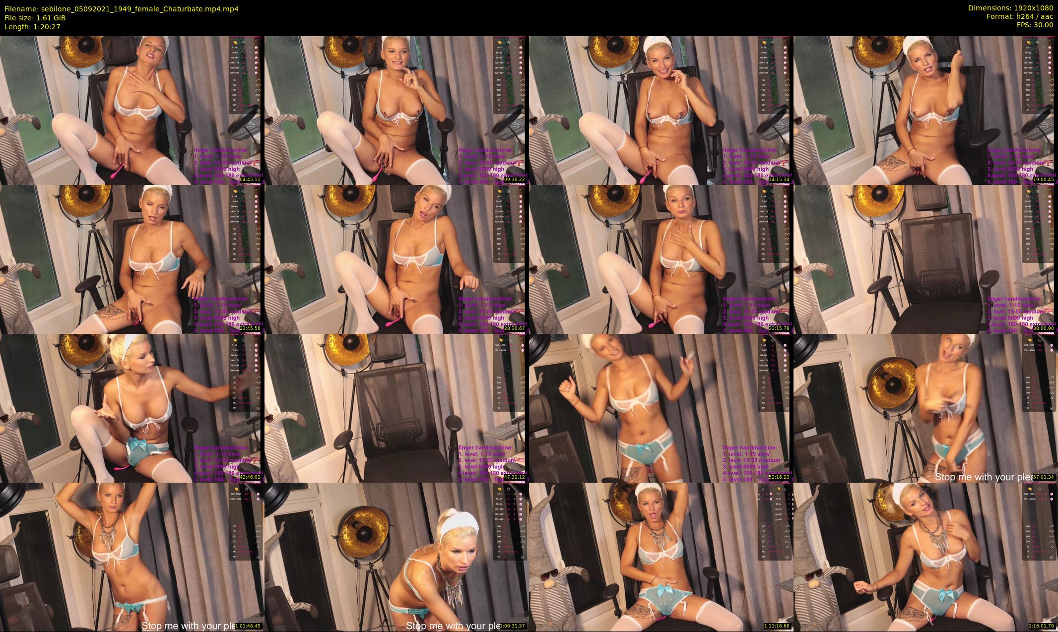 sebilone — 81 minute Chaturbate couple cam show recording, 1080p, Sep 5, 2021