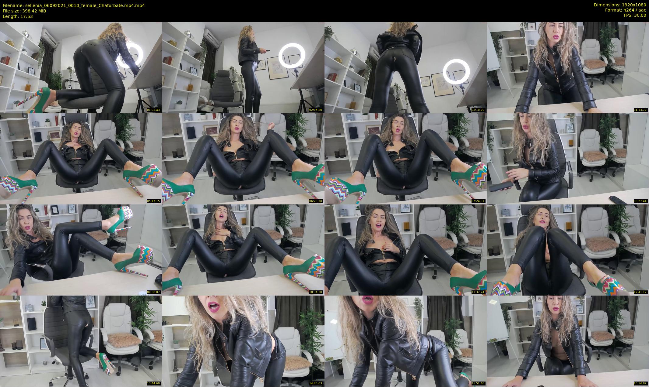 sellenia — 18 minute Chaturbate female cam show recording, 1080p, Sep 6, 2021