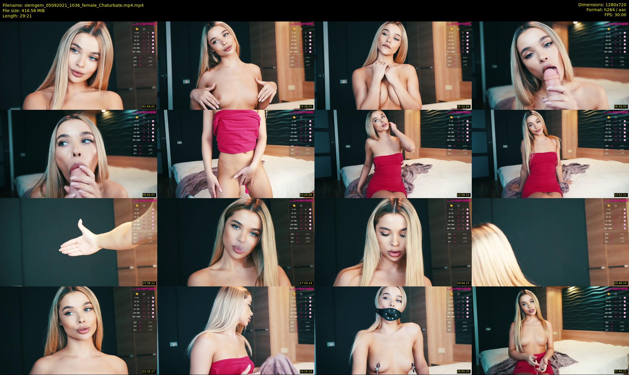 slemgem — 30 minute Chaturbate couple cam show recording, 720p, Sep 5, 2021