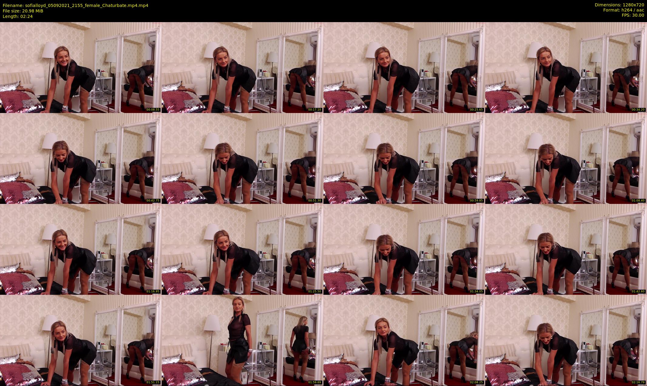 sofialloyd — 3 minute Chaturbate female cam show recording, 720p, Sep 5, 2021