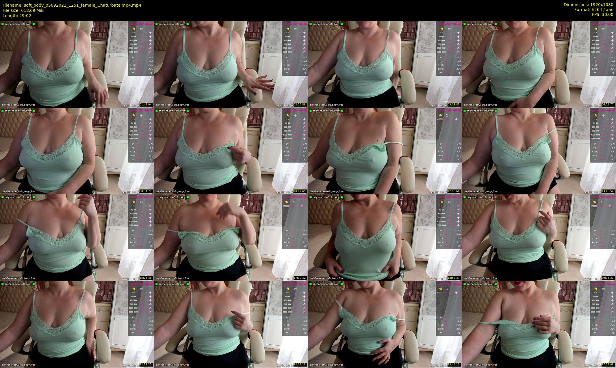 soft_body — 30 minute Chaturbate female cam show recording, 1080p, Sep 5, 2021