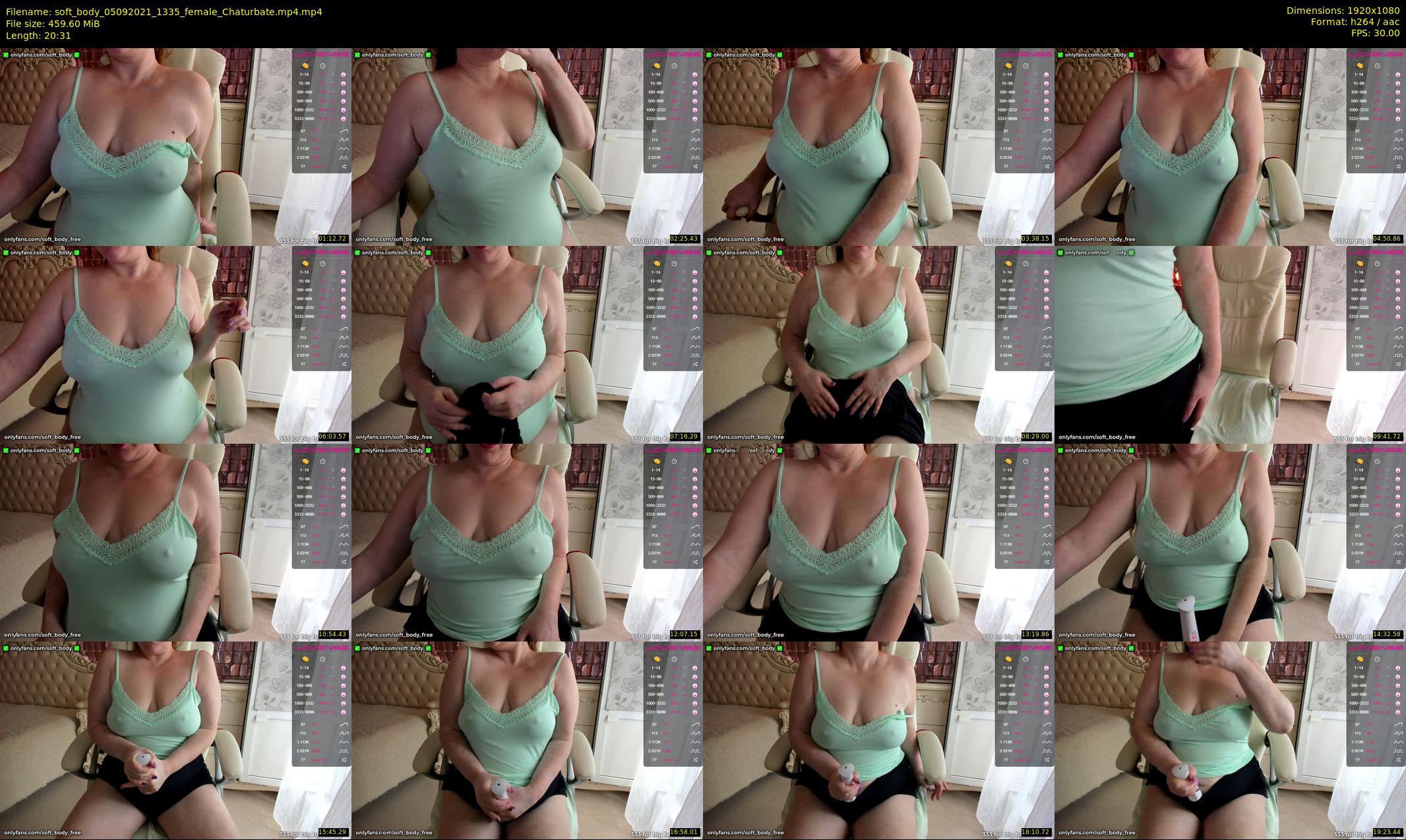 soft_body — 21 minute Chaturbate female cam show recording, 1080p, Sep 5, 2021
