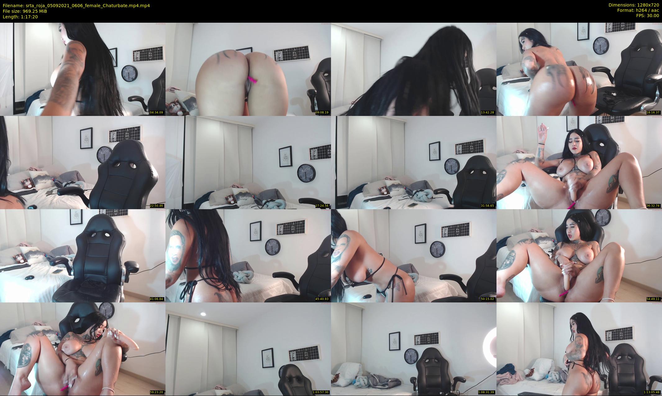 srta_roja — 78 minute Chaturbate female cam show recording, 720p, Sep 5, 2021
