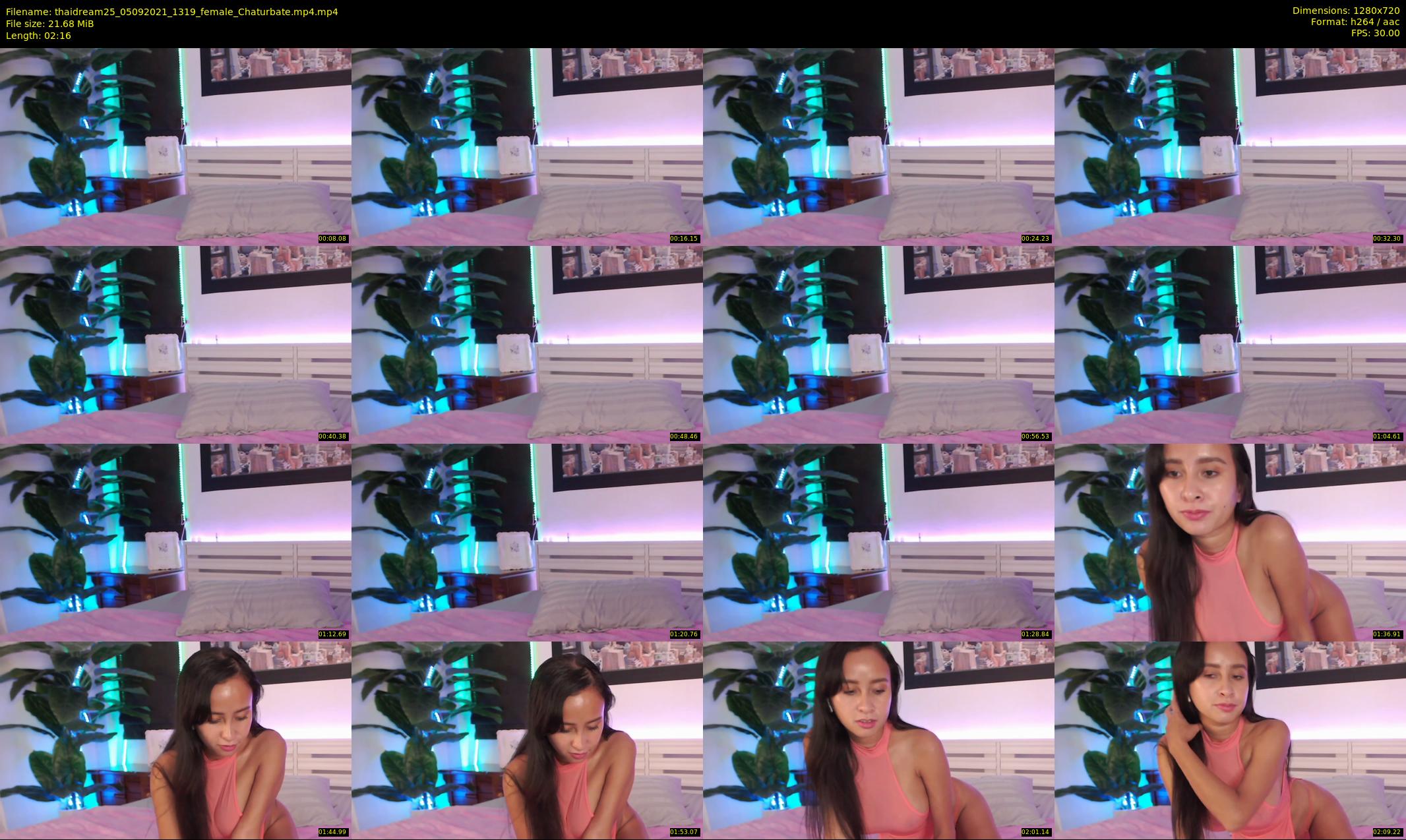 thaidream25 — 3 minute Chaturbate female cam show recording, 720p, Sep 5, 2021