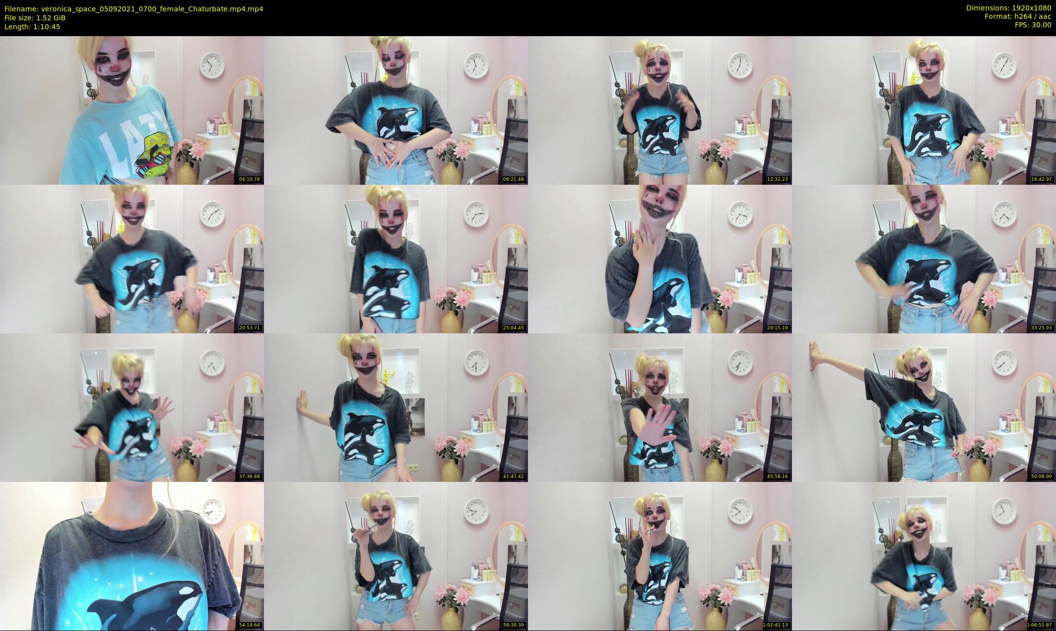 veronica_space — 71 minute Chaturbate female cam show recording, 1080p, Sep 5, 2021