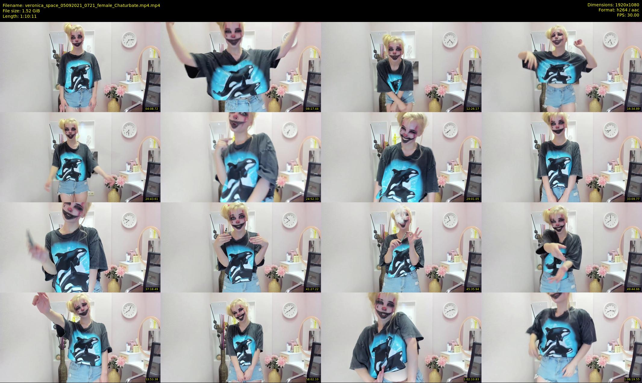 veronica_space — 71 minute Chaturbate female cam show recording, 1080p, Sep 5, 2021