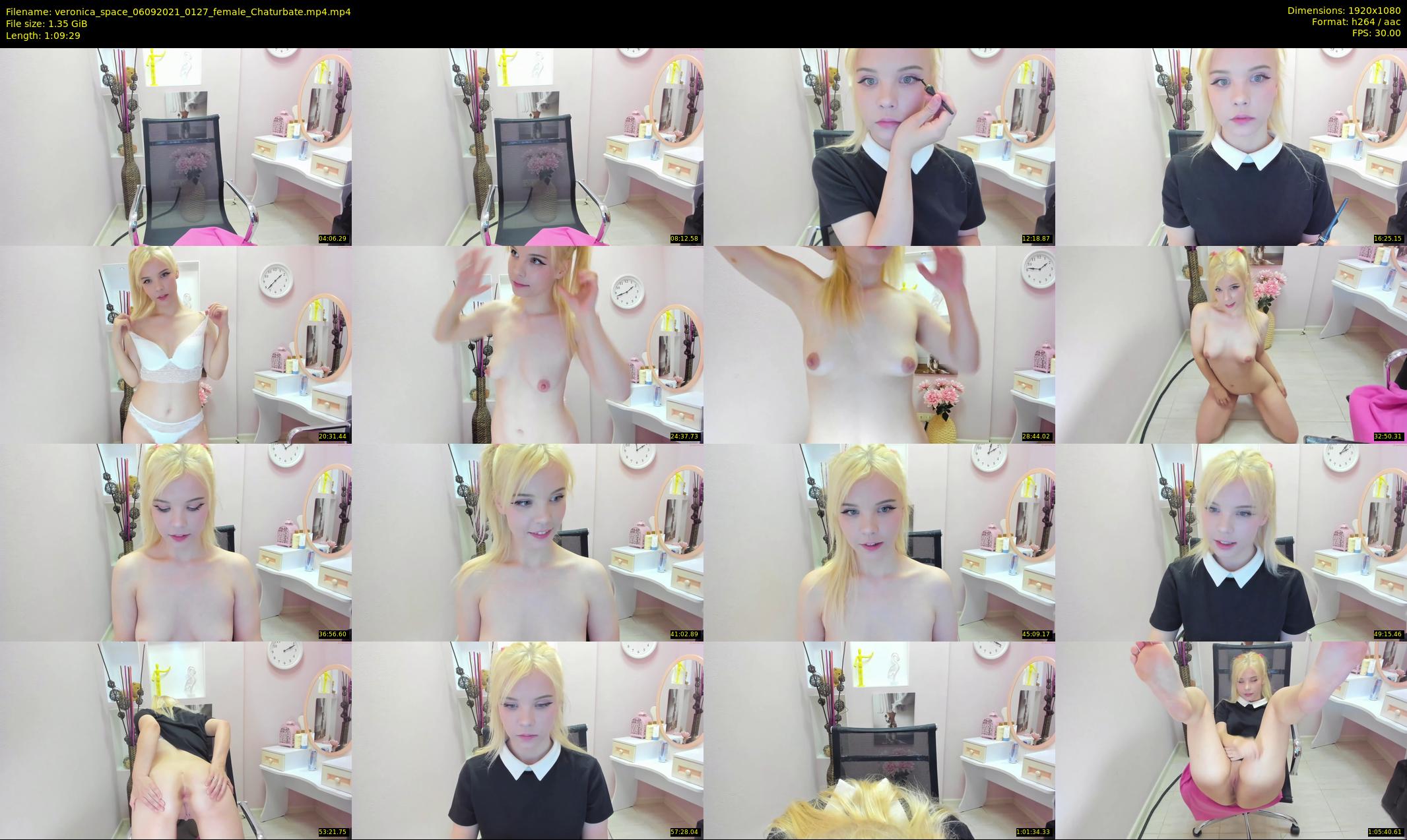veronica_space — 70 minute Chaturbate female cam show recording, 1080p, Sep 6, 2021