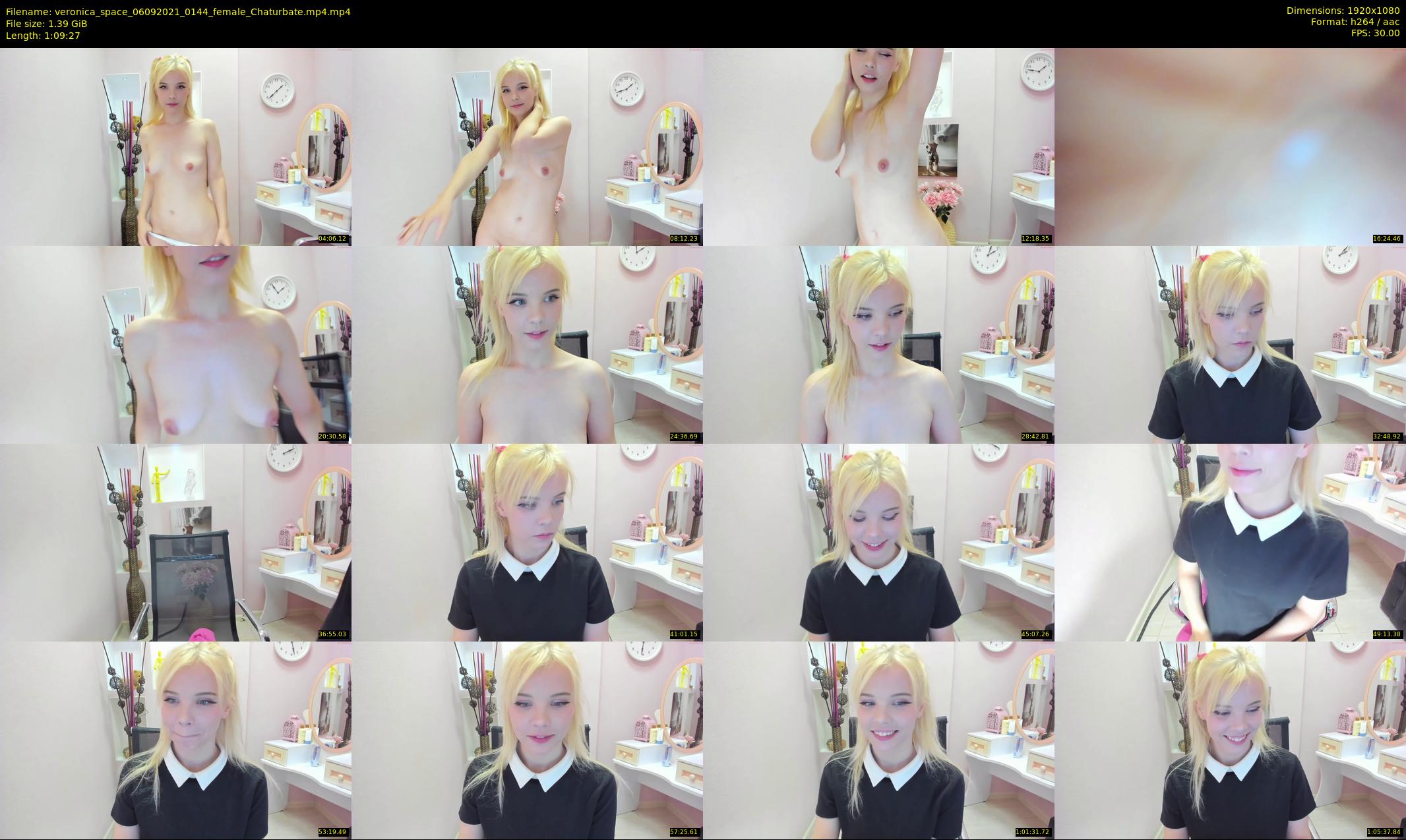 veronica_space — 70 minute Chaturbate female cam show recording, 1080p, Sep 6, 2021