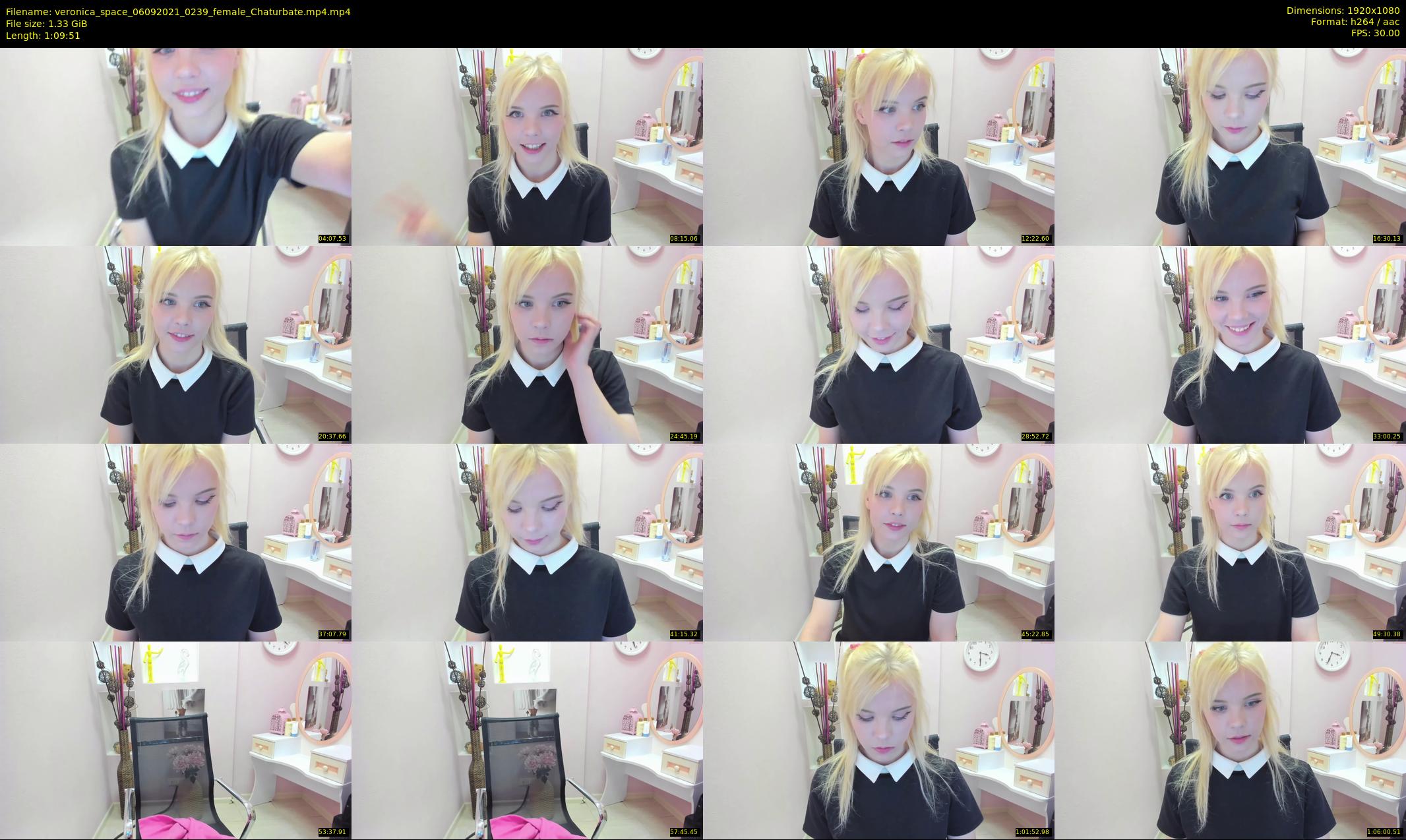 veronica_space — 70 minute Chaturbate female cam show recording, 1080p, Sep 6, 2021