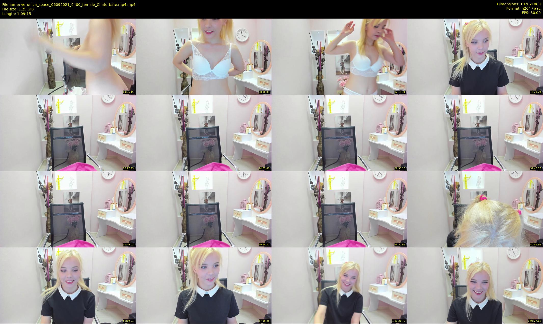 veronica_space — 70 minute Chaturbate female cam show recording, 1080p, Sep 6, 2021