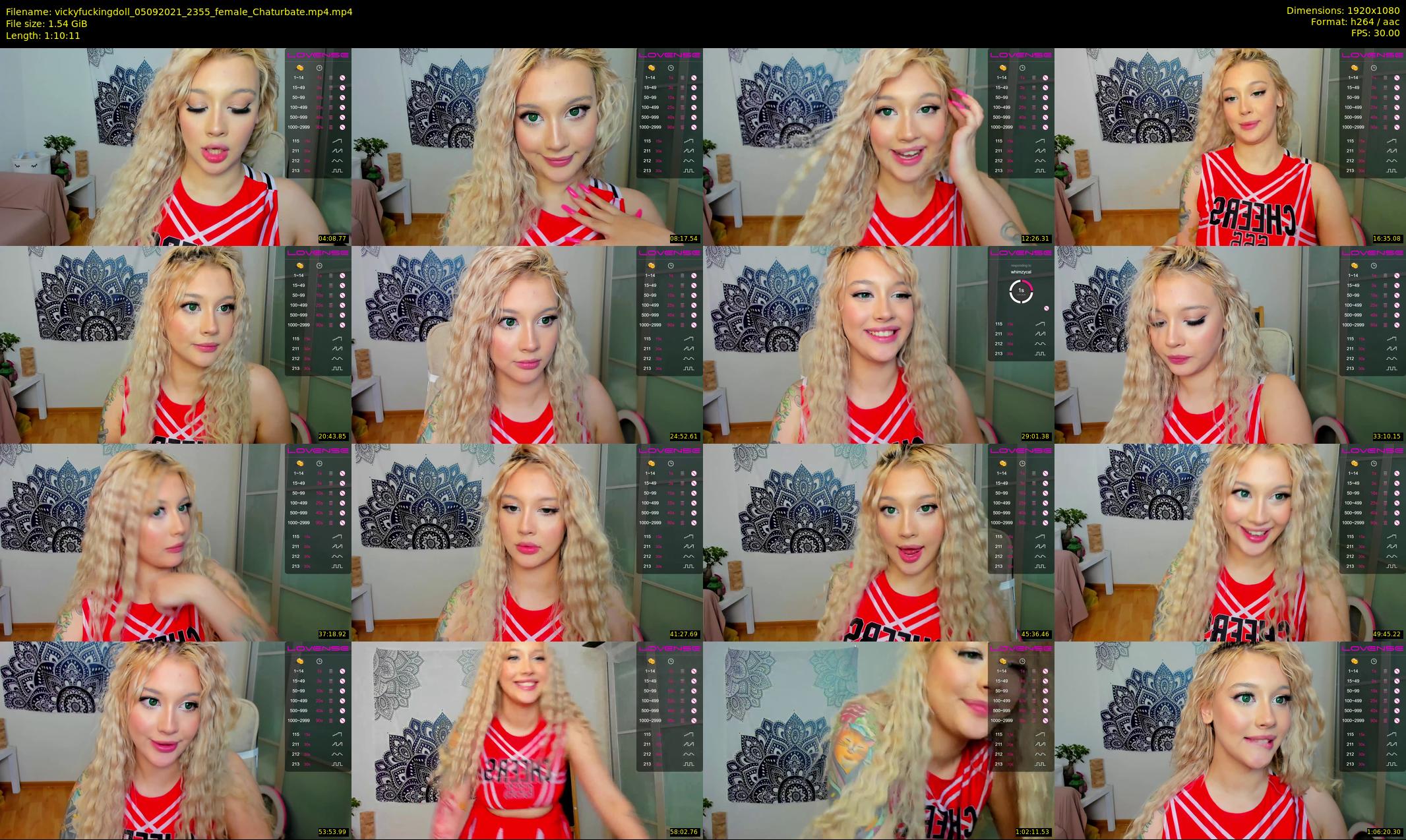 vickyfuckingdoll — 71 minute Chaturbate female cam show recording, 1080p, Sep 5, 2021